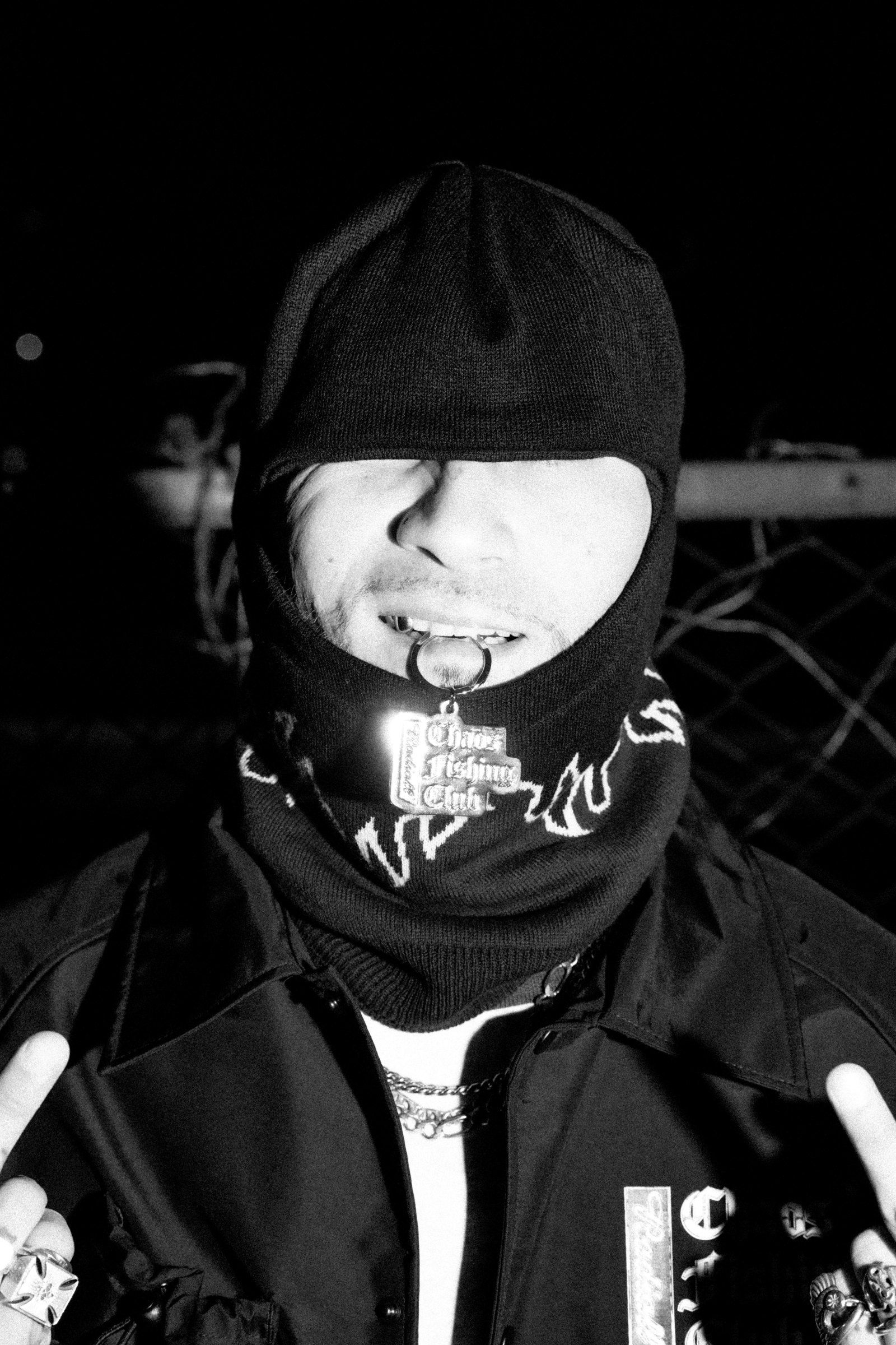 Chaos Fishing Club フィッシングスーツ グレー 上下セット Chaos Fishing Club/カオスフィッシングクラブ LOGO CAP