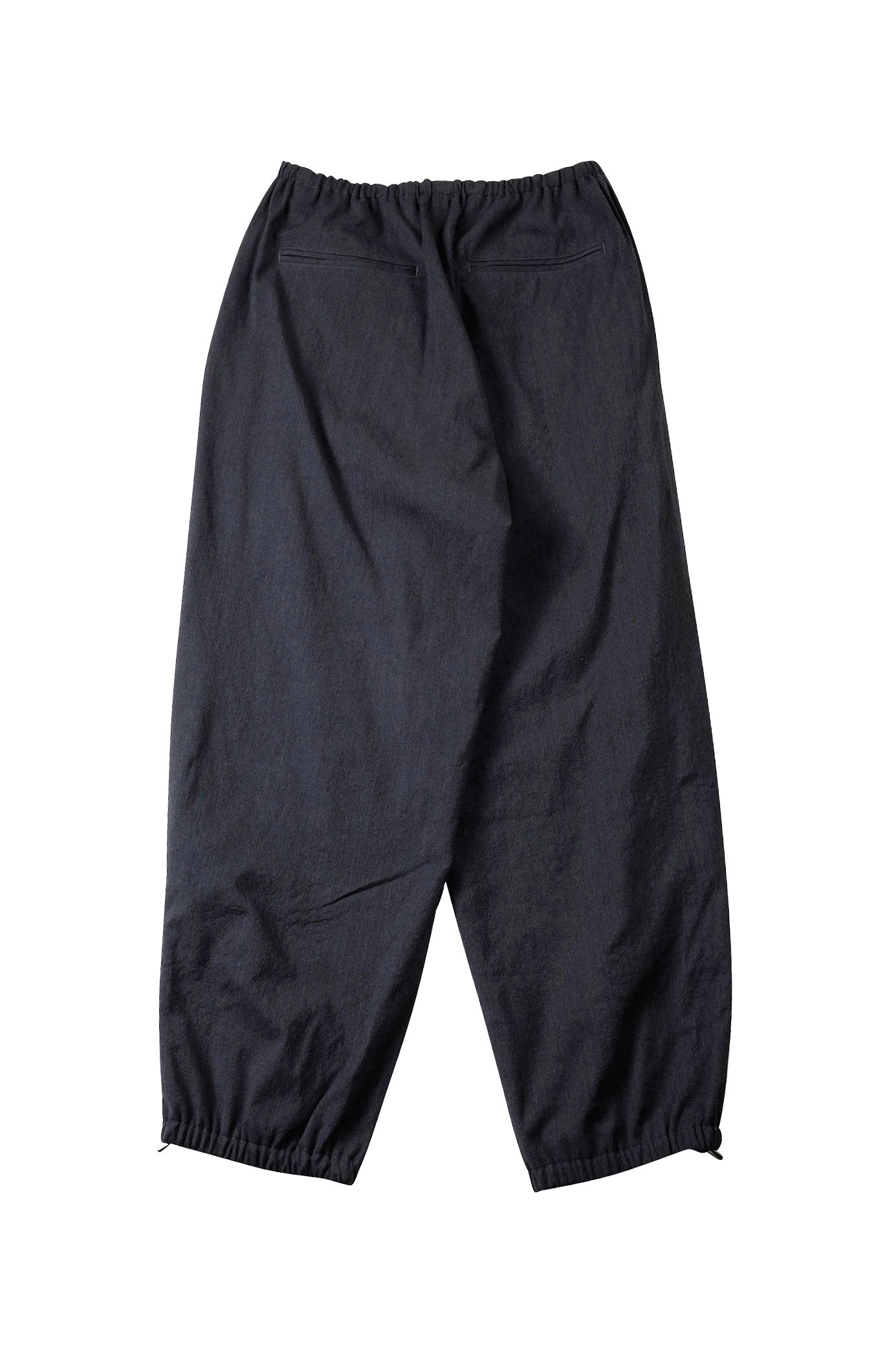 blurhms - Wool Rayon Silk Track Pants-dark sage- 23ss men | asterisk