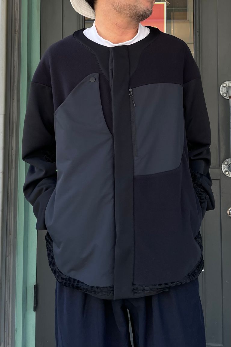 White Mountaineering - 〈BLK〉polartec fleece blouson -black- 23aw 