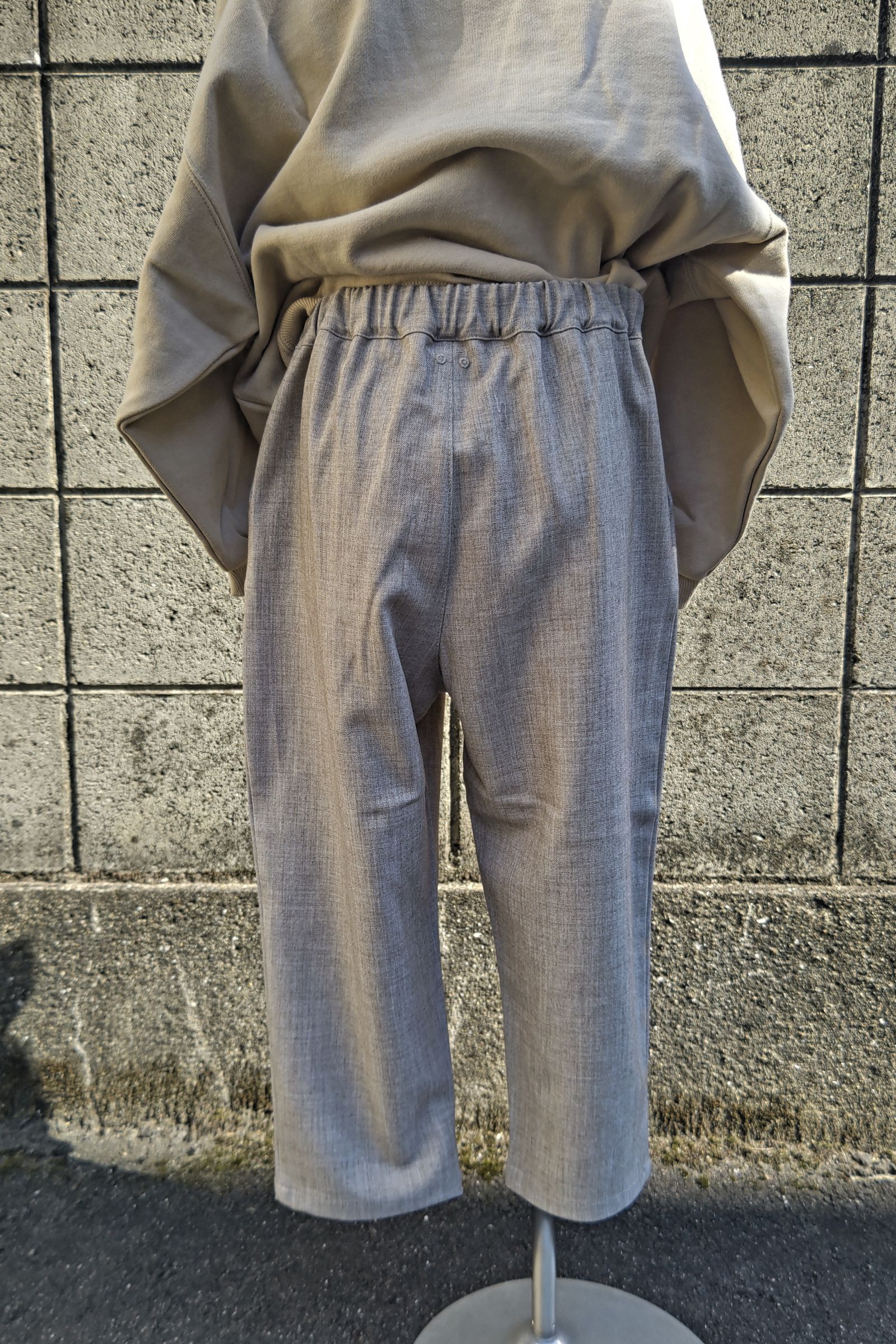 ooju - wool like pants -beige- 23aw kids | asterisk