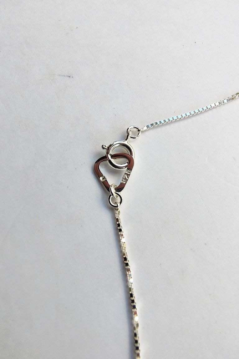 UNUSED - UH0626/Silver 925 Necklace.VENETIAN CHAIN NECKLACE 細 