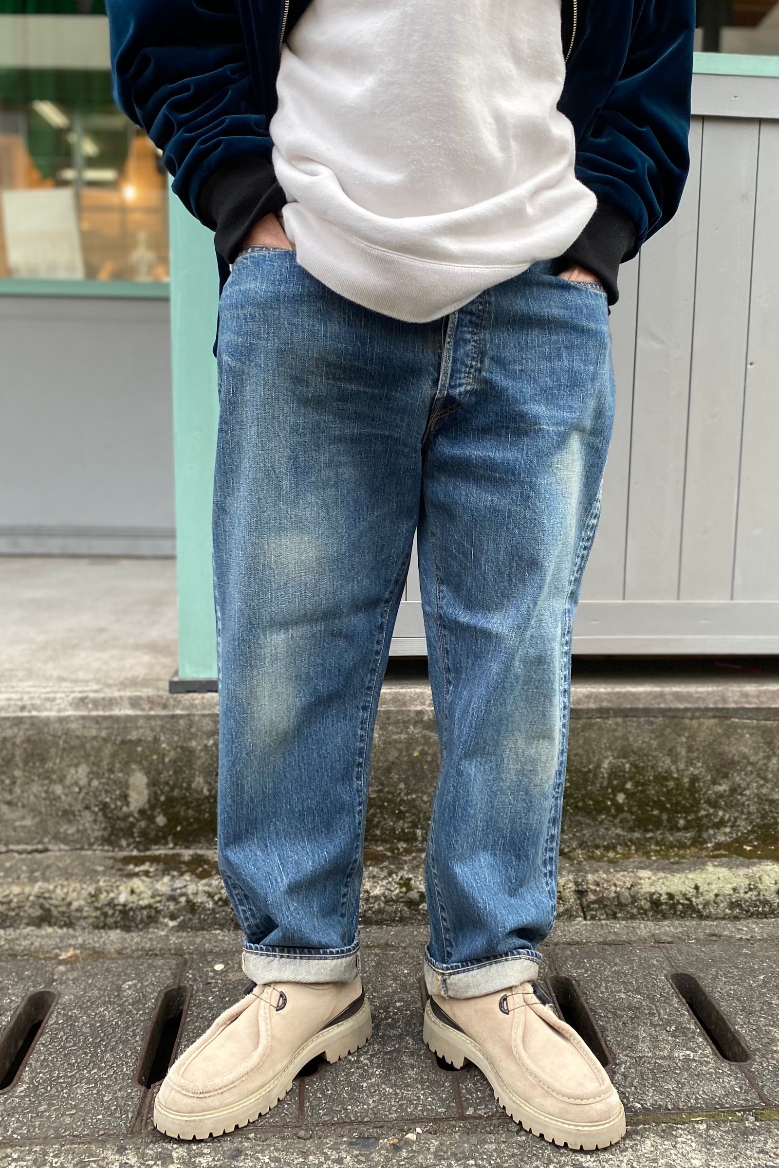 A.PRESSE - washed denim wide pants 22ss 12月11日発売! | asterisk