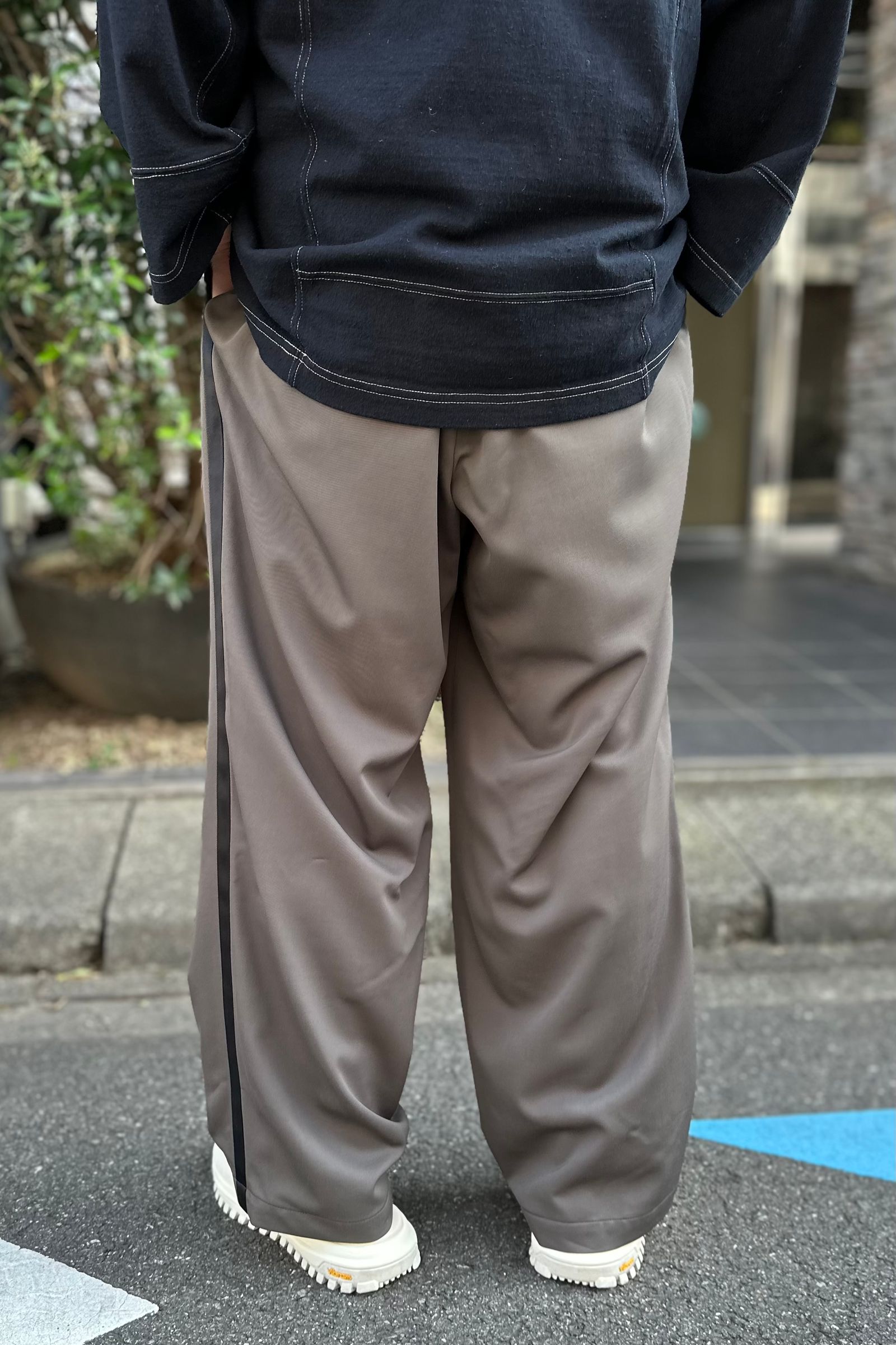 WEWILL - informal trousers -khaki- 23aw | asterisk