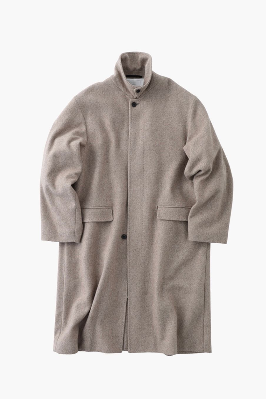 ATON - 【先行受注】washed cashmere balmacaan coat -raw bage- 22aw 