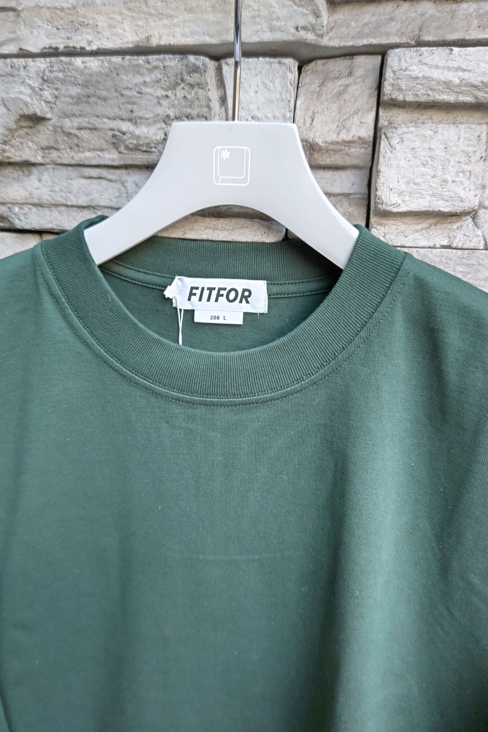 FITFOR - wide long sleeve tee -forest green- 23ss | asterisk