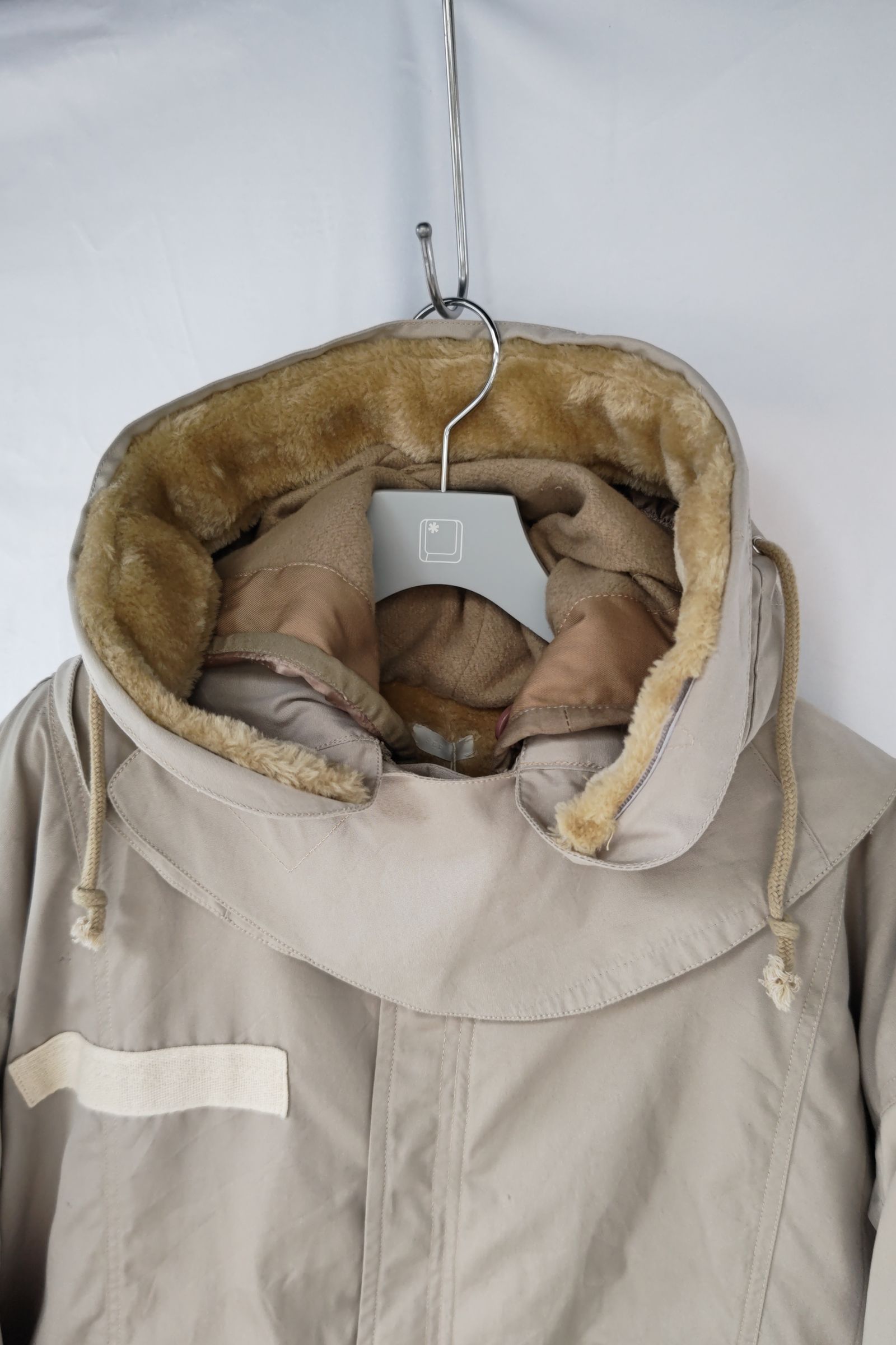 SEEALL - reconstructed trench parka-beige mix-22aw | asterisk