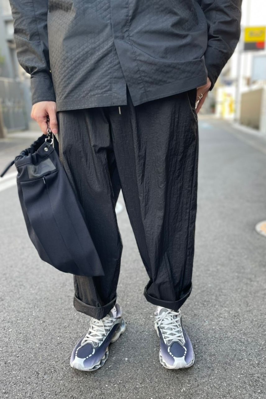 2022SUMMER/AUTUMN新作 【新品】FUMITO GANRYU cotton silk easypants