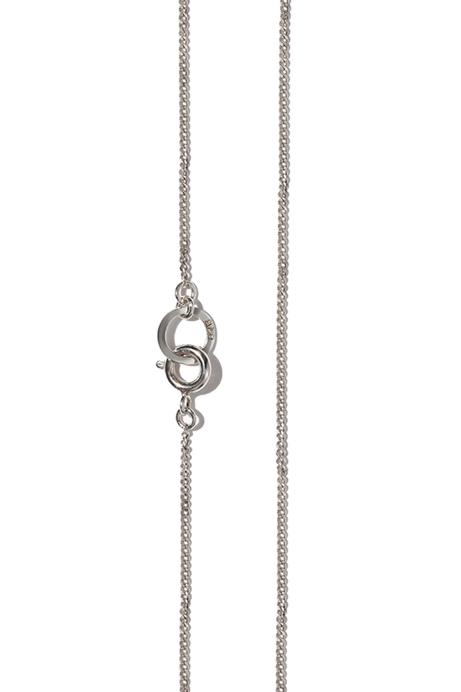 UNUSED - Flat Link Chain Necklace -silver- 24ss unisex | asterisk