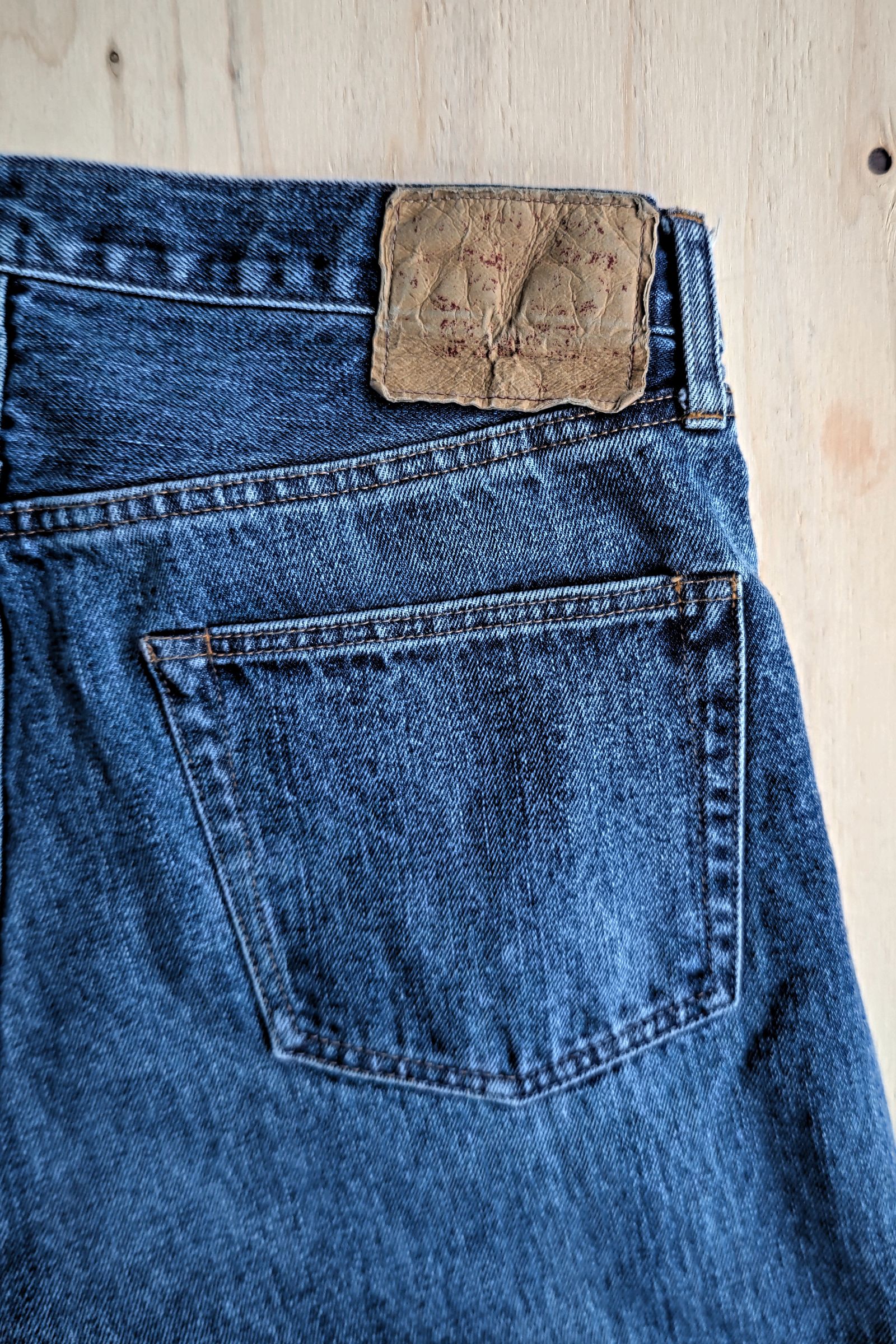 UNUSED - 14oz Denim Five Pockets Wide Pants -indigo- 24ss