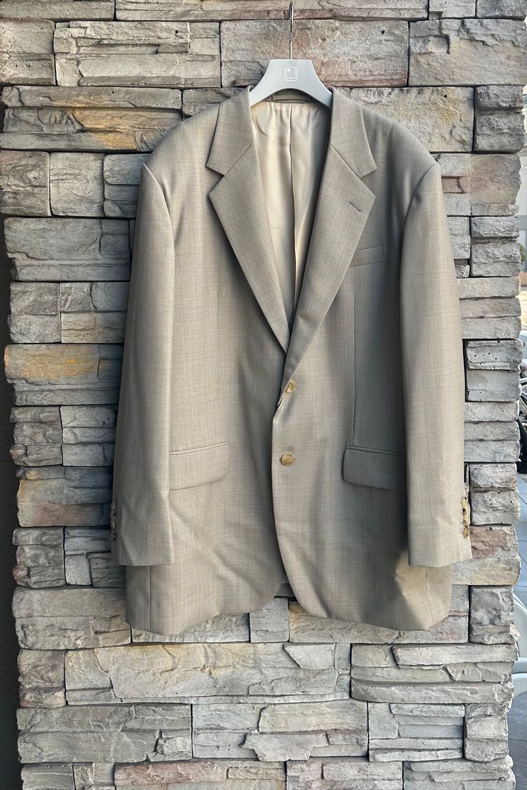 YLÈVE - WOOL TROPICAL JK ウールテーラードジャケット -top beige 