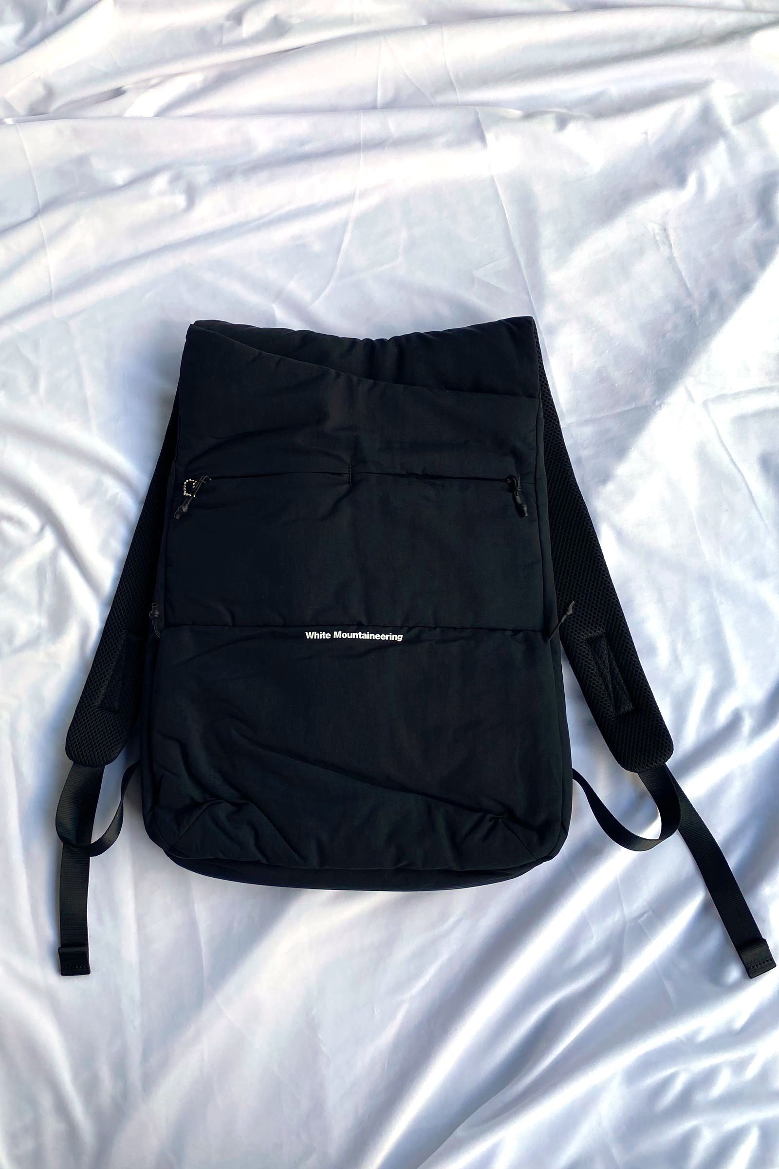 White Mountaineering - nylon tussah day pack -black- 23ss | asterisk