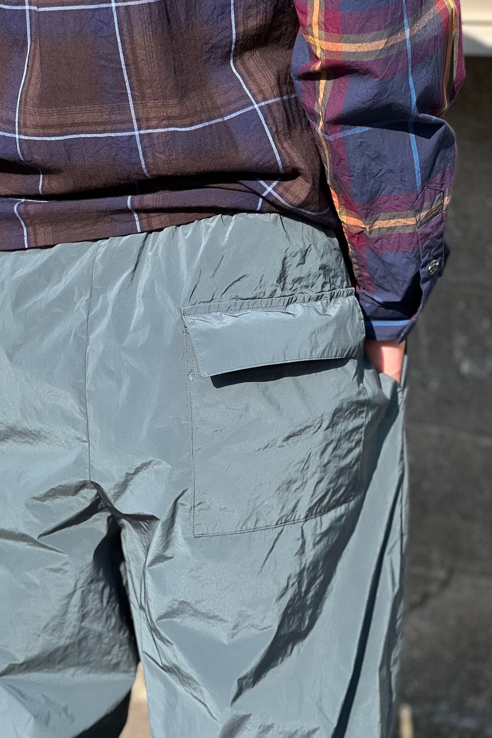 ATON - natural dye air ventile over pants 22ss men | asterisk