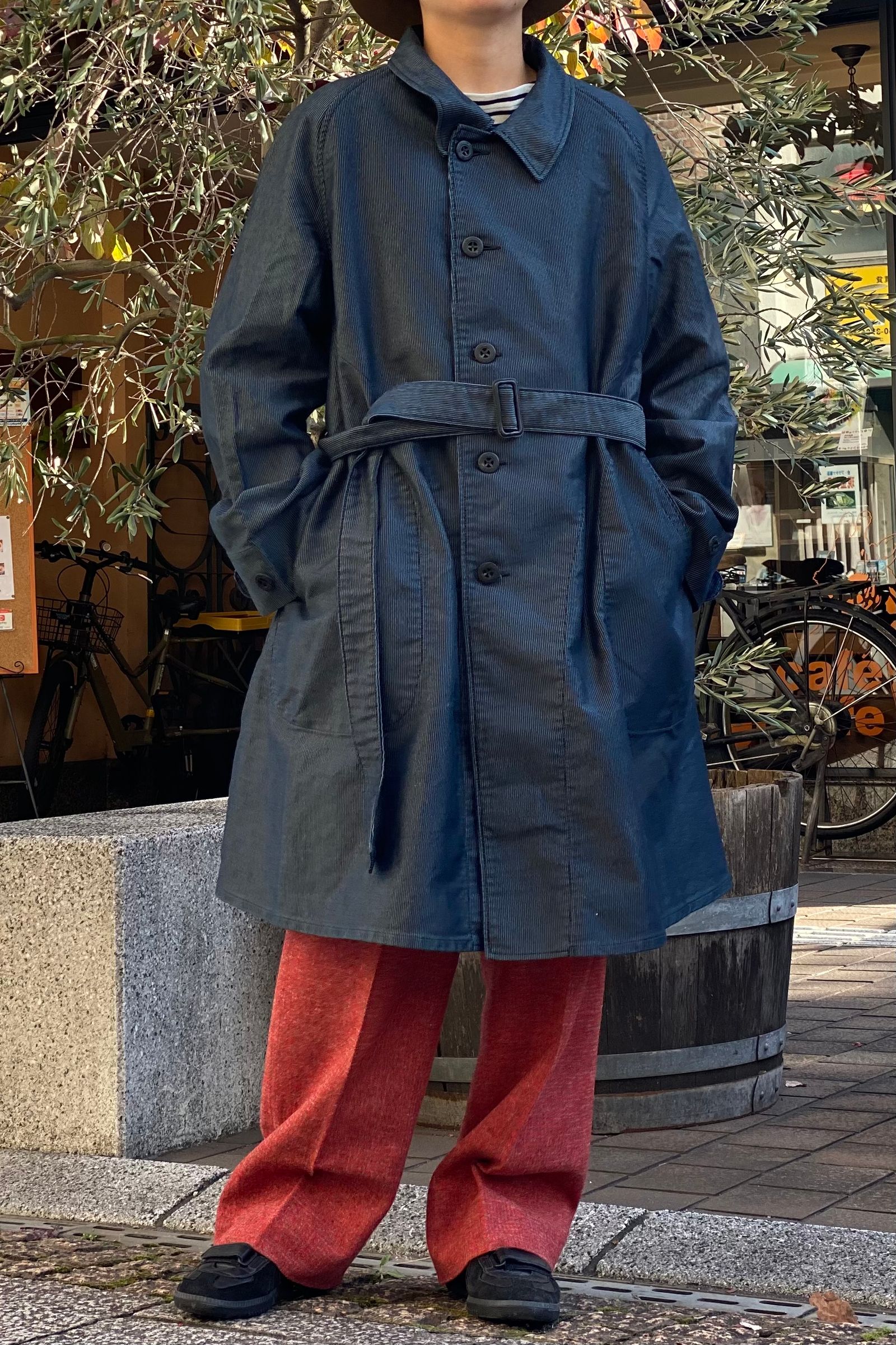 OUTIL - manteau avignon-stripe-22aw men | asterisk