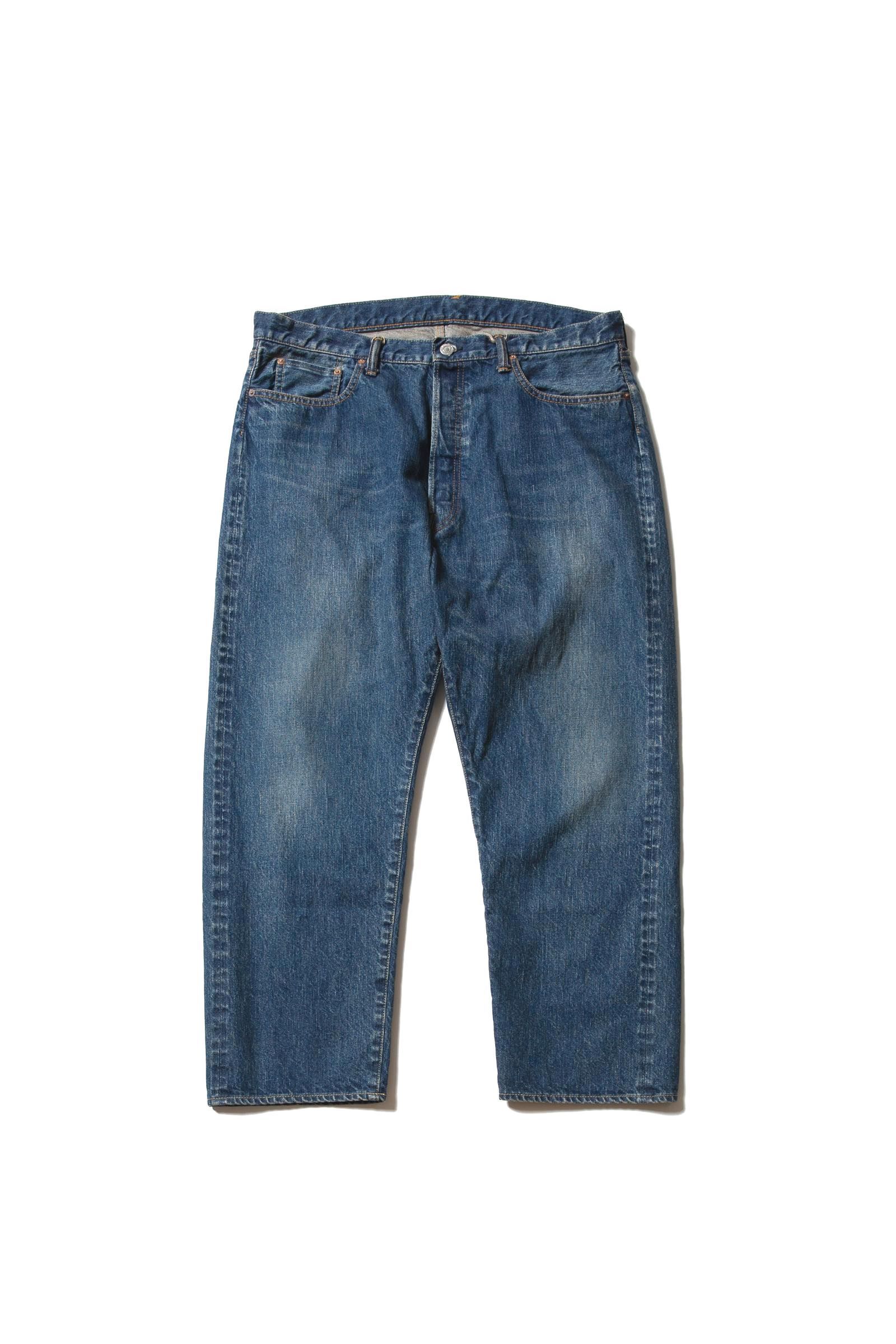 A.PRESSE - washed denim wide pants -indigo- 22aw | asterisk
