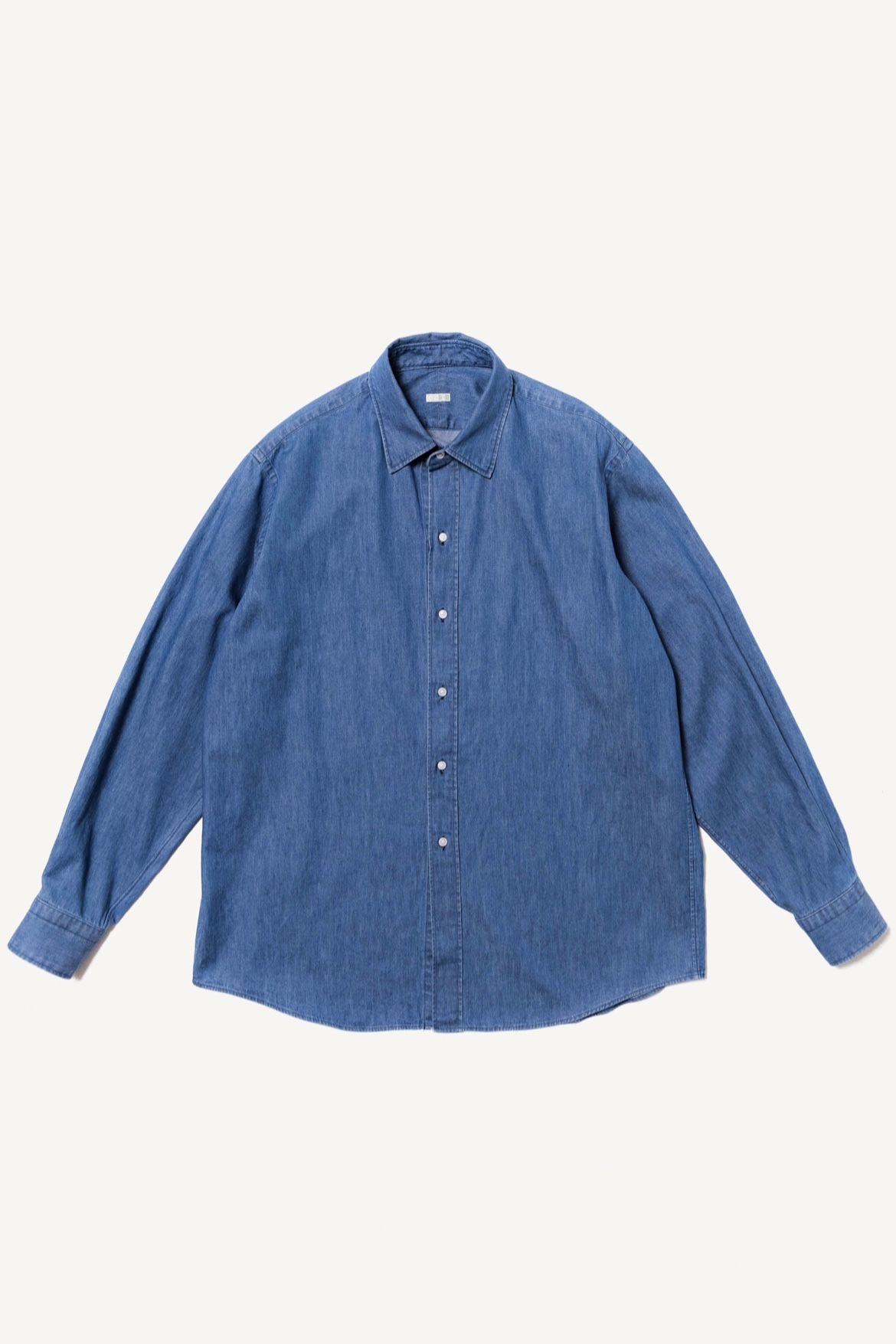 A.PRESSE   Washed Denim Shirt  indigo  aw   asterisk