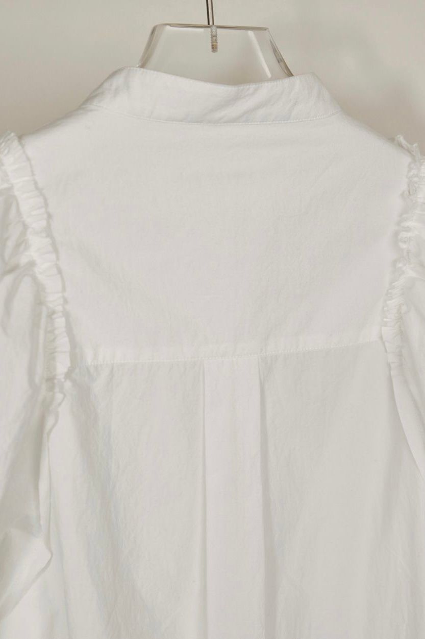 TODAYFUL - cutoff puffshoulder shirts -white- 22aw | asterisk