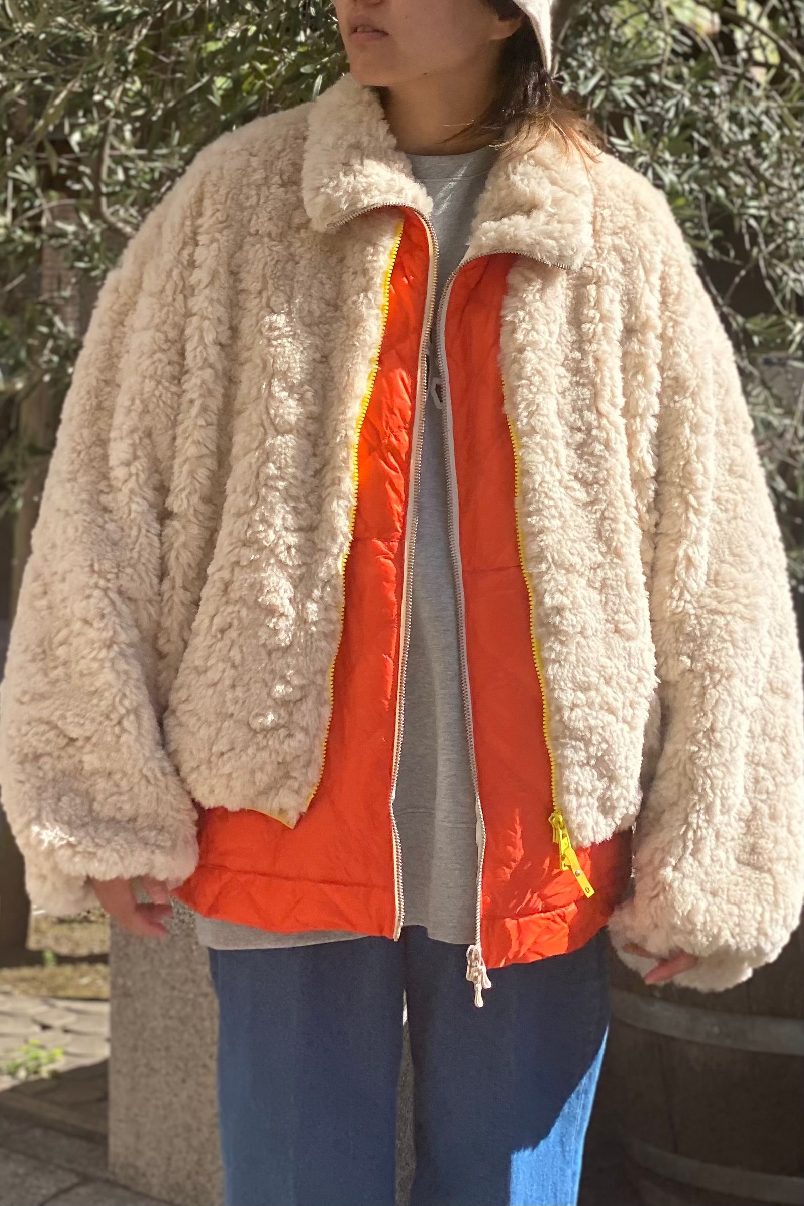 F/CE. - f/ce. × digawel fleece cold climate jacket -ivoly- 22aw