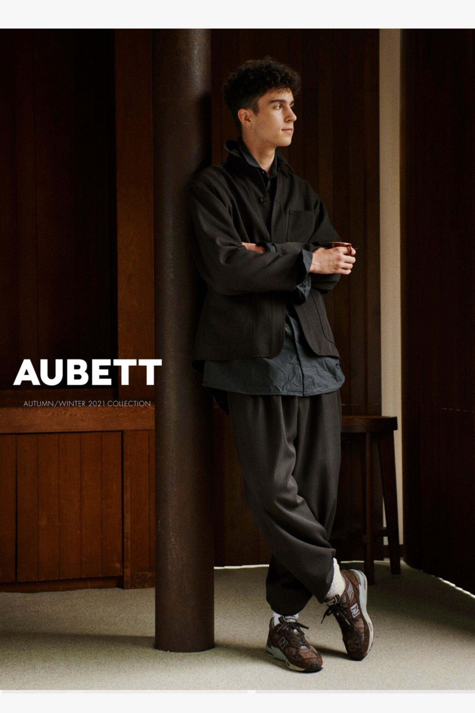 ◯ AUBETT BACKSATIN GABARDINE COVERALL-