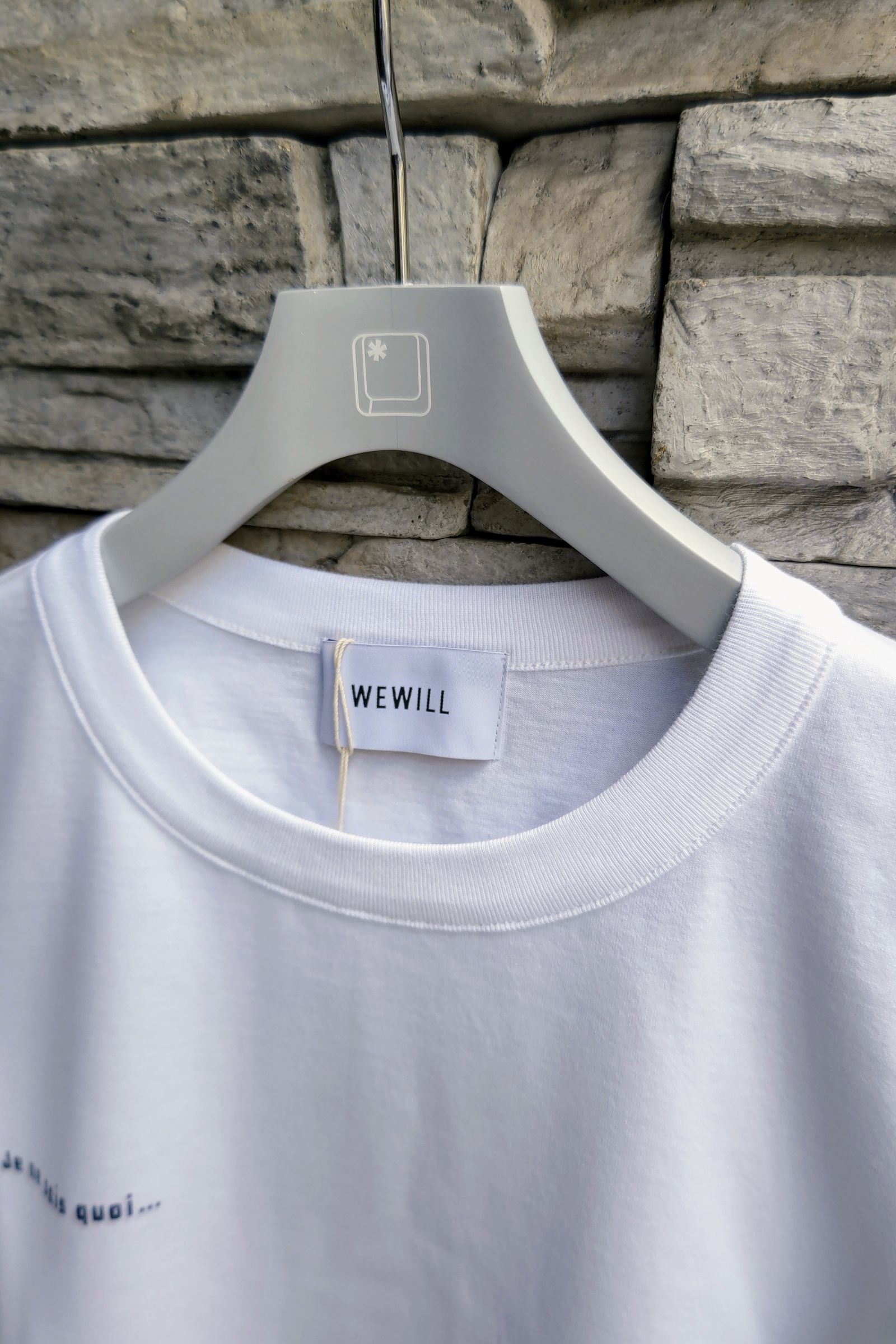 WEWILL - JNSQ T-SHIRT -white- 23Mid summer | asterisk