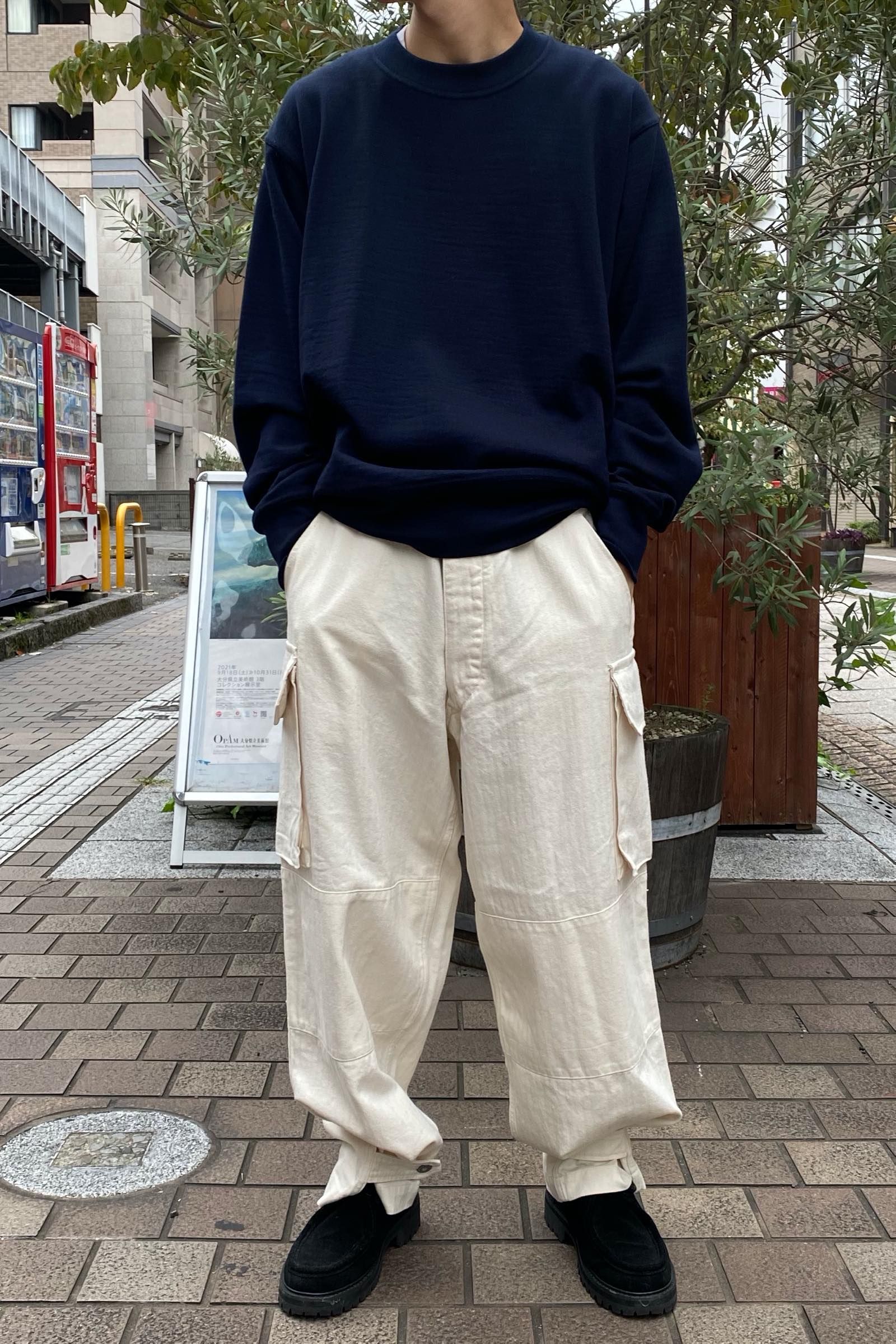 T-ポイント5倍】 outil PAINT LINEN PANTALON CHASELLES ワークパンツ