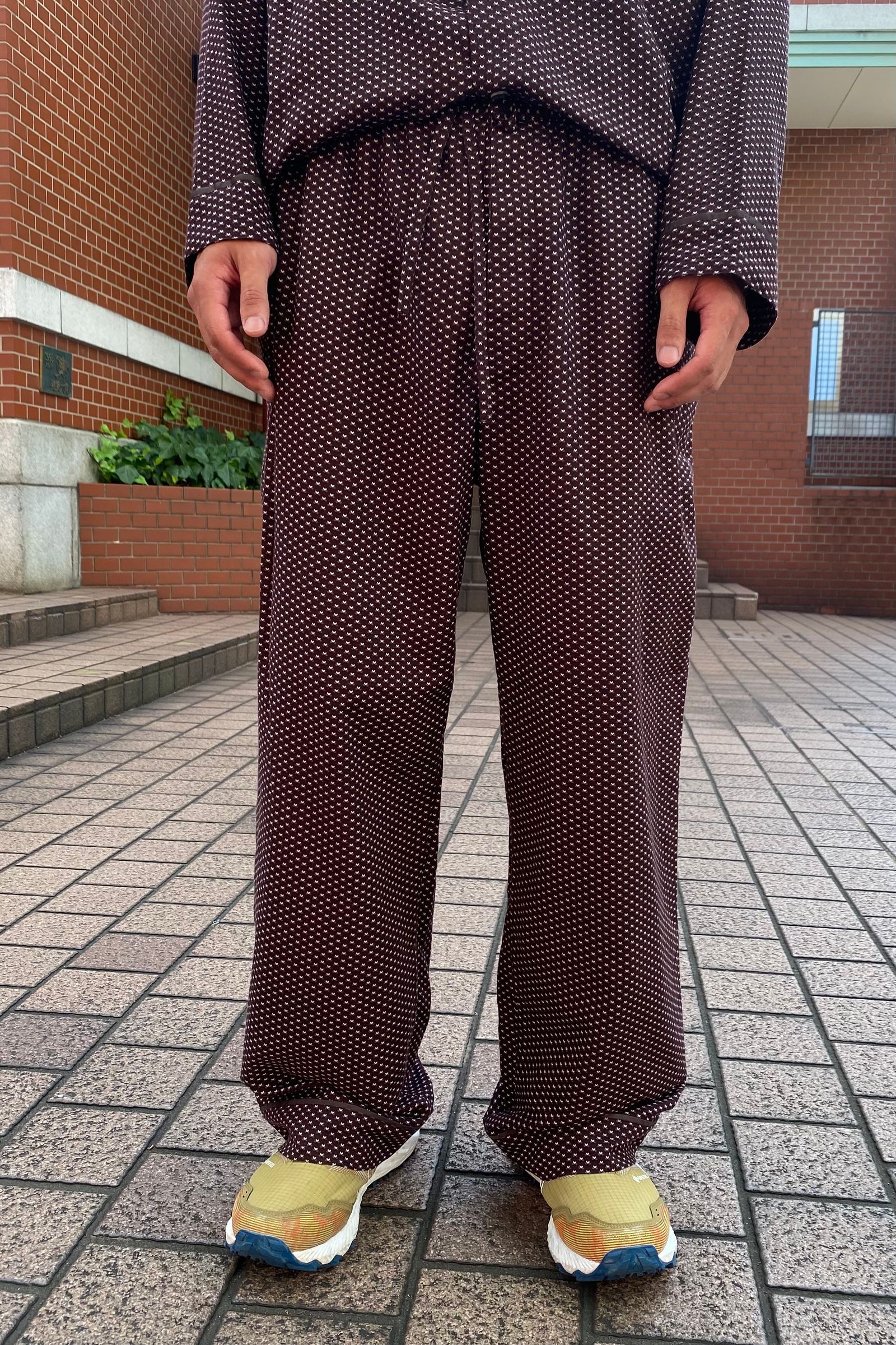 cotton silk komon pajamas pants 21aw - 3 - WALL PAPER