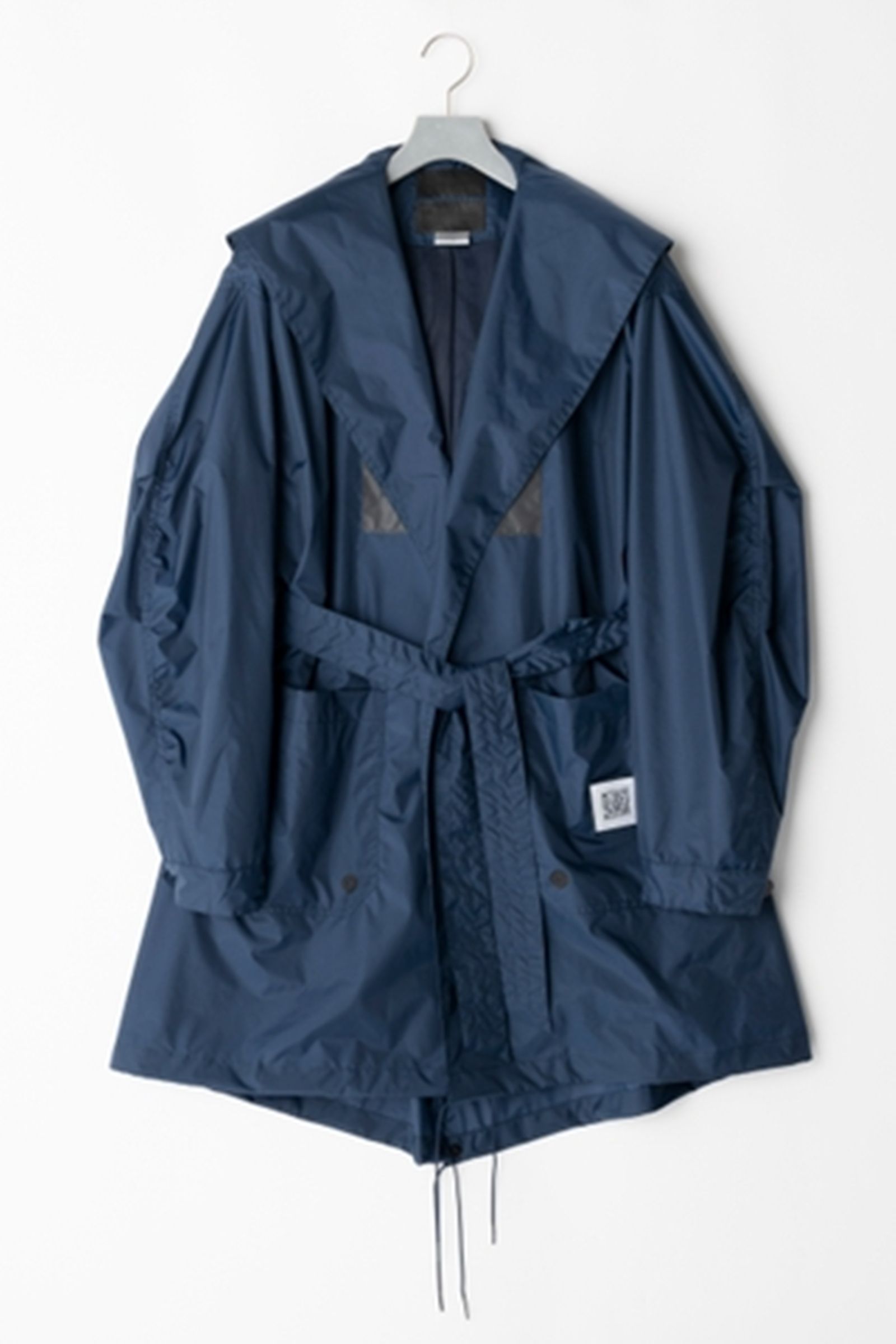 FUMITO GANRYU - m-51 rain gown-navy- 22ss | asterisk