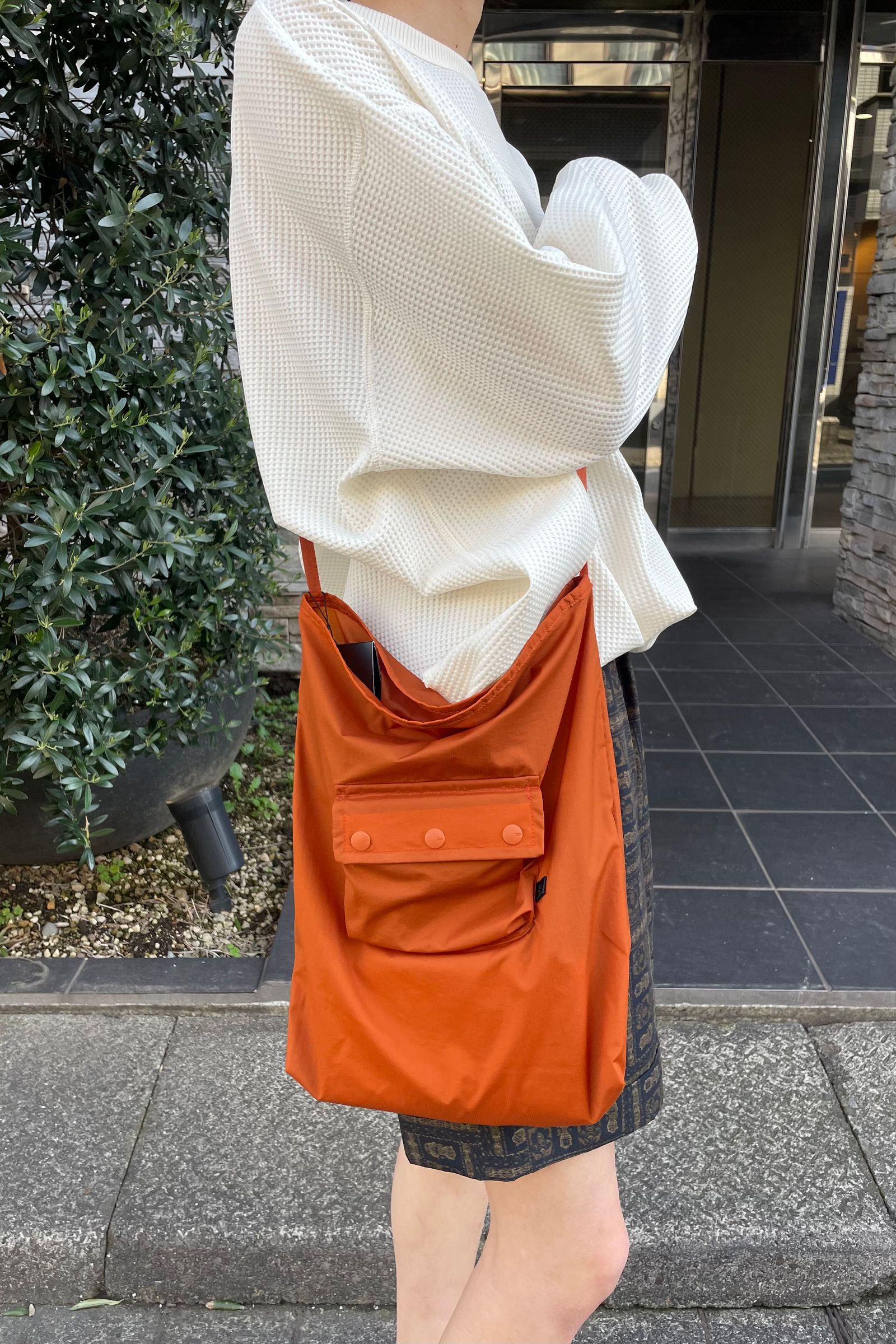 DAIWA PIER39 - tech mil packable easy shoulder bag -dark orange