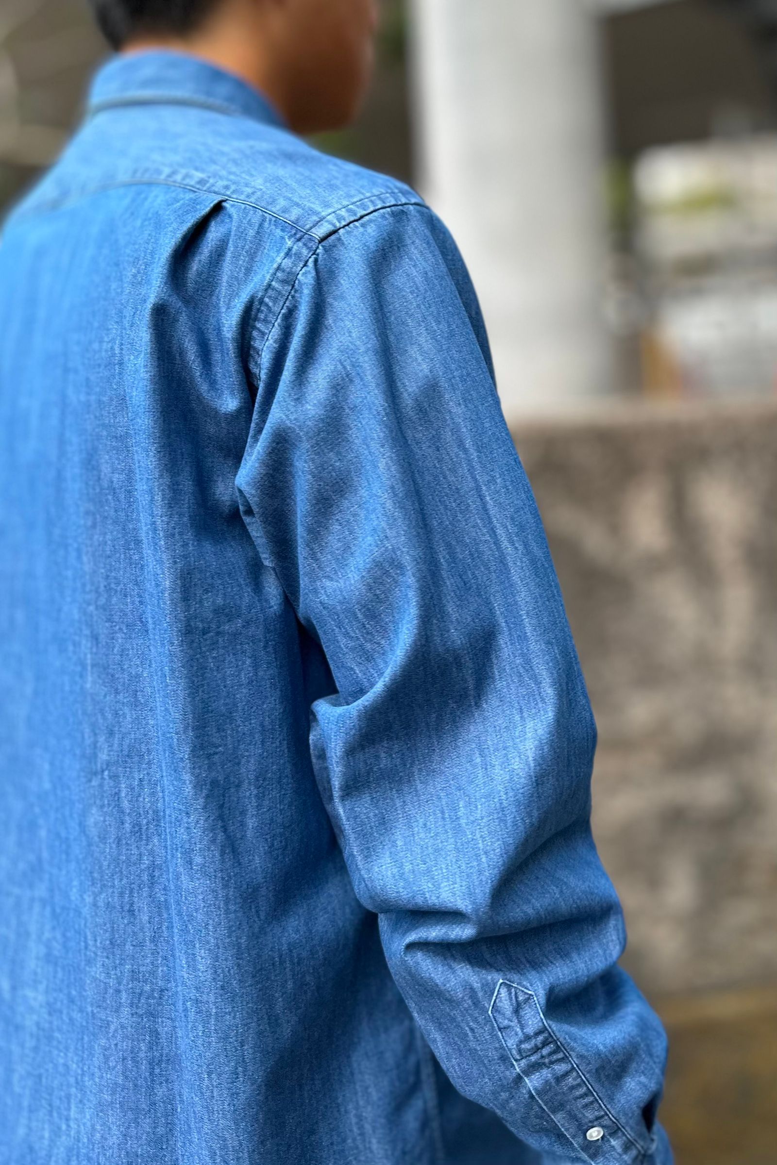 A.PRESSE - Washed Denim Shirt -indigo- 2023STYLE2 | asterisk