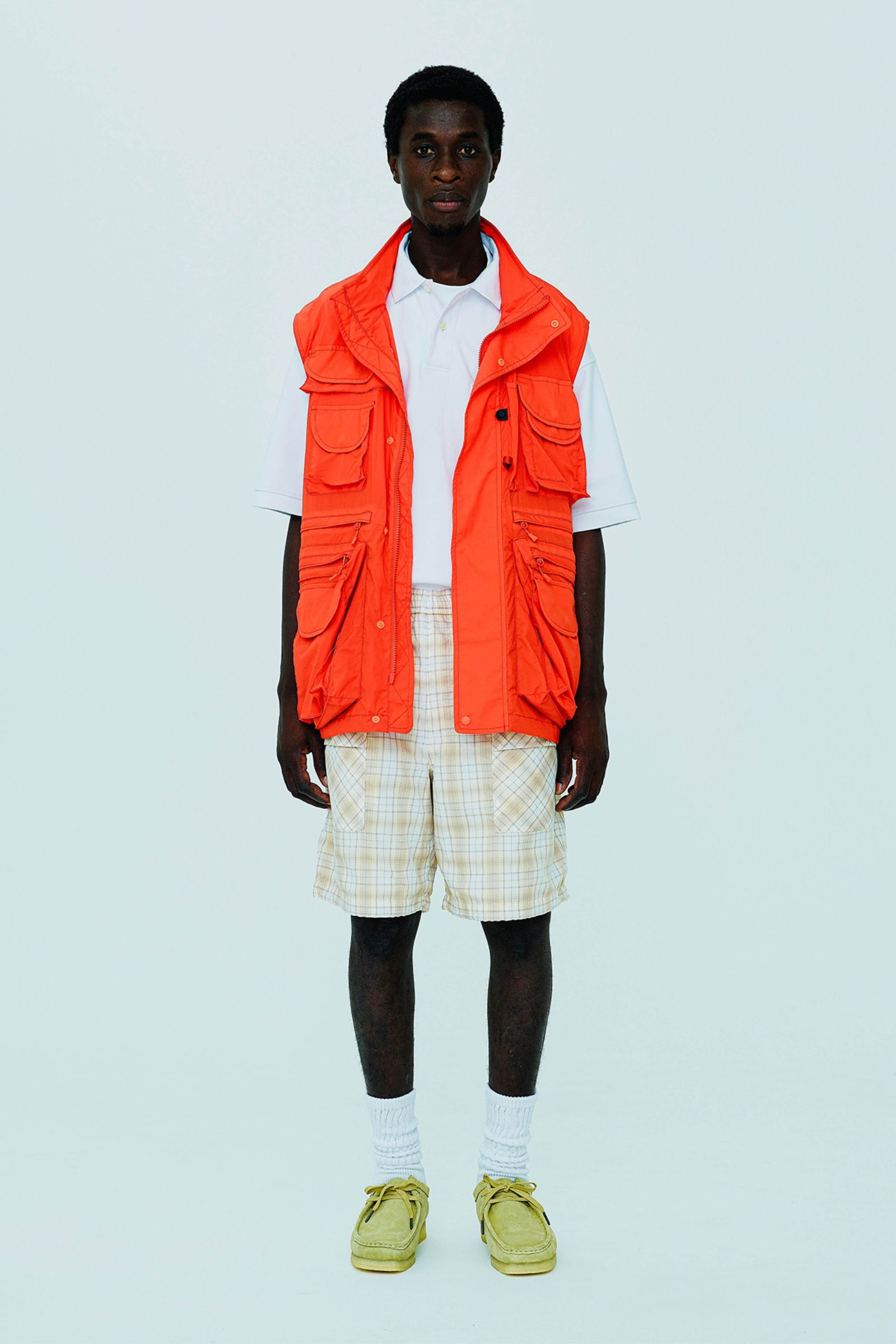 パーフェクトフィッシングジャケット tech 2way perfect fishing jacket -orange- 23ss men - S