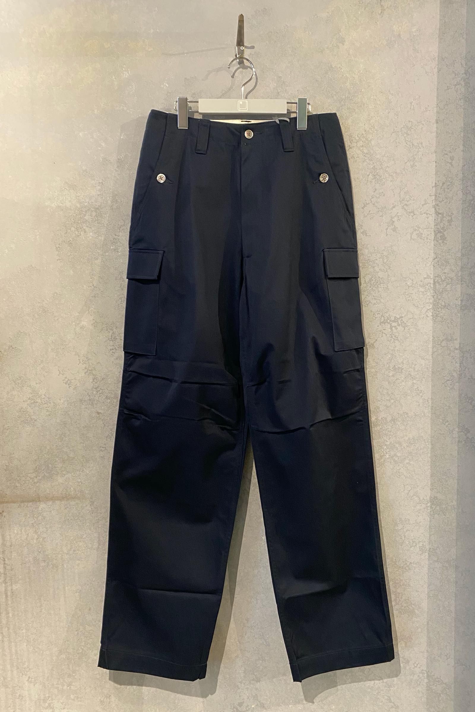 E.TAUTZ - cargo trousers navy 21aw | asterisk