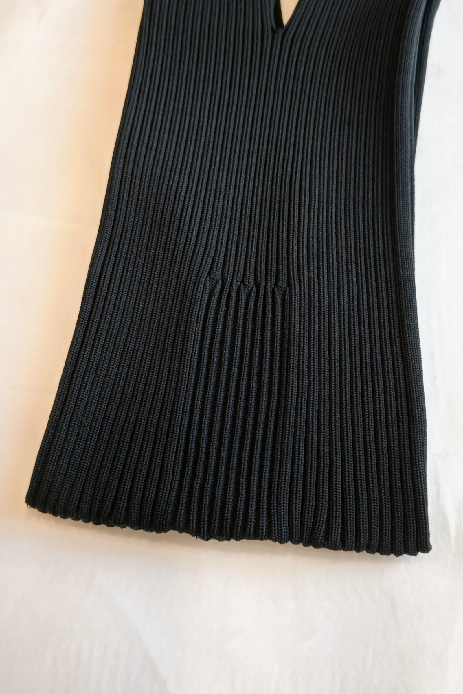 CFCL - notched rib bag -black- 23ss | asterisk CFCL - notched rib bag -black- 23ss | asterisk