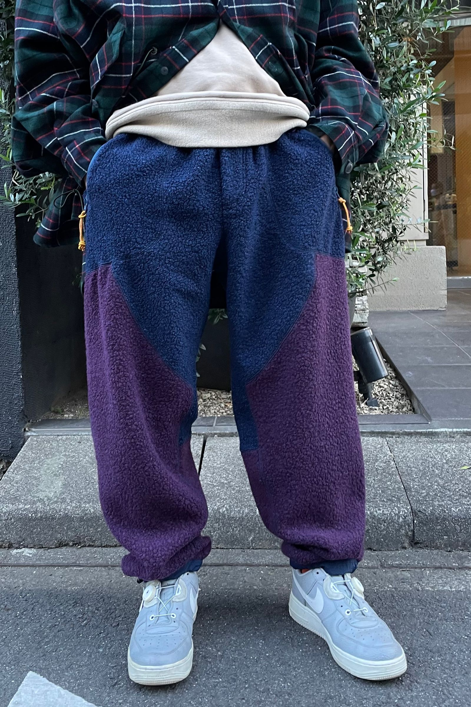 F/CE. - recycle wool boa pants -purple- 22aw | asterisk