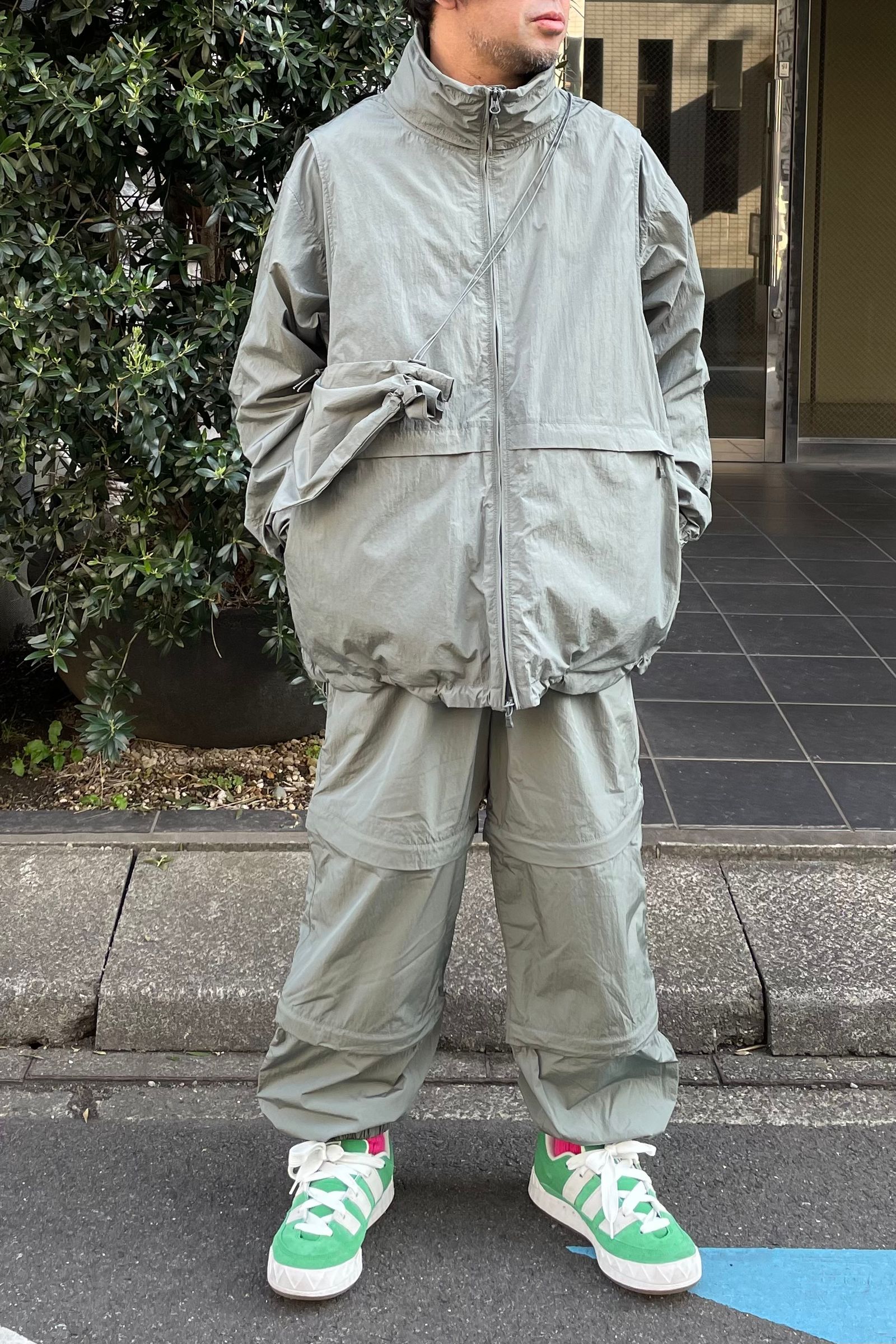 タグ付】TECH 2WAY WINDBREAKER JACKET 23ss-