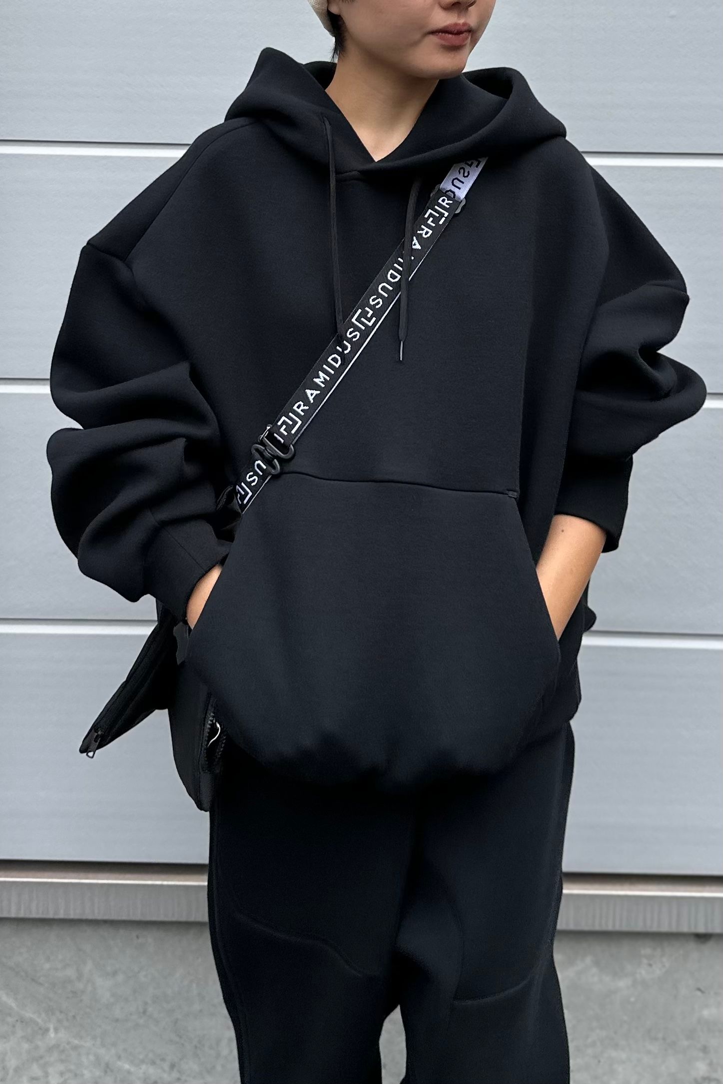 FUMITO GANRYU - Graffiti hoodie -black- 23aw | asterisk