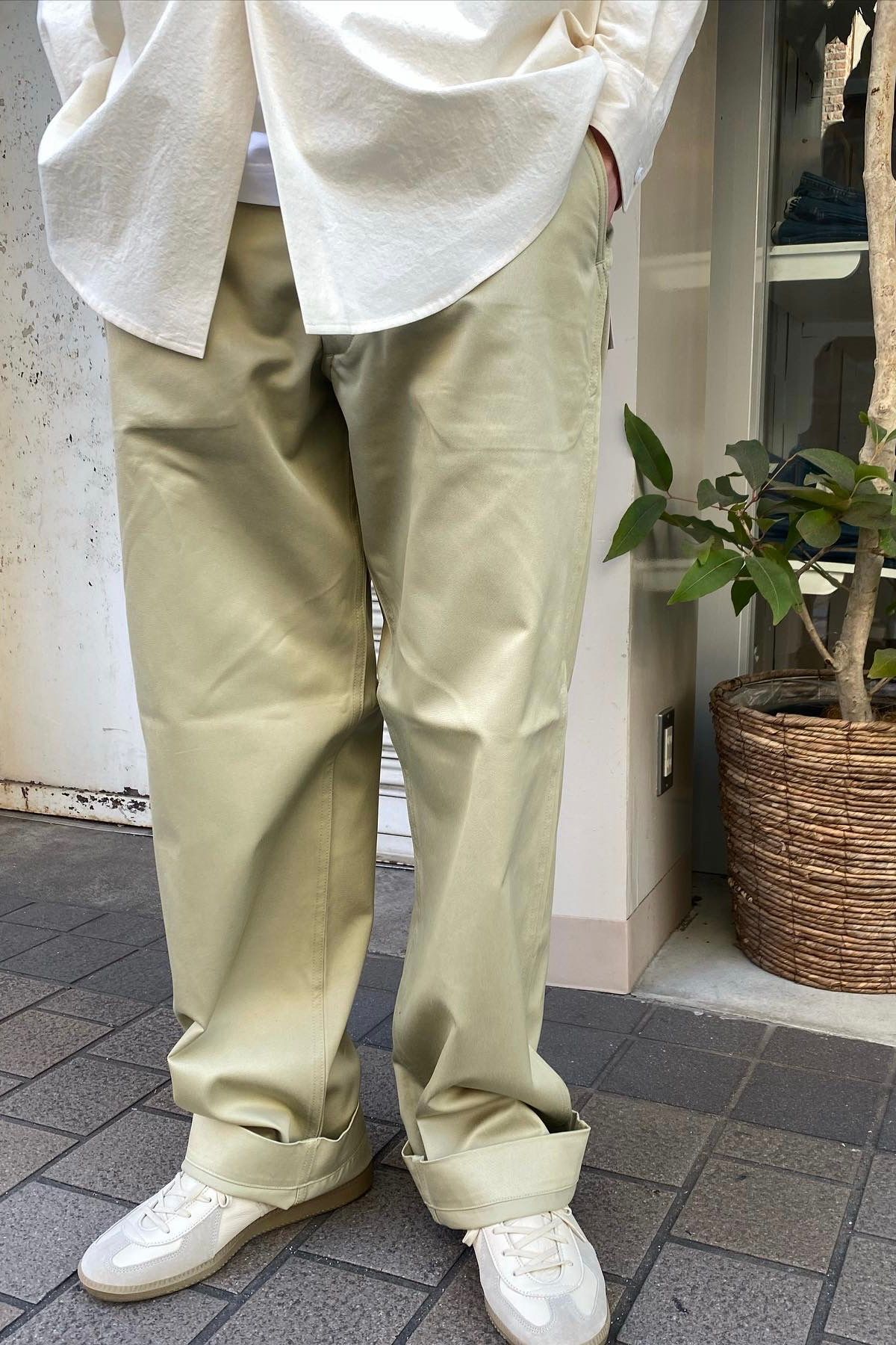ciota 21aw スビンコットンチノパンツ