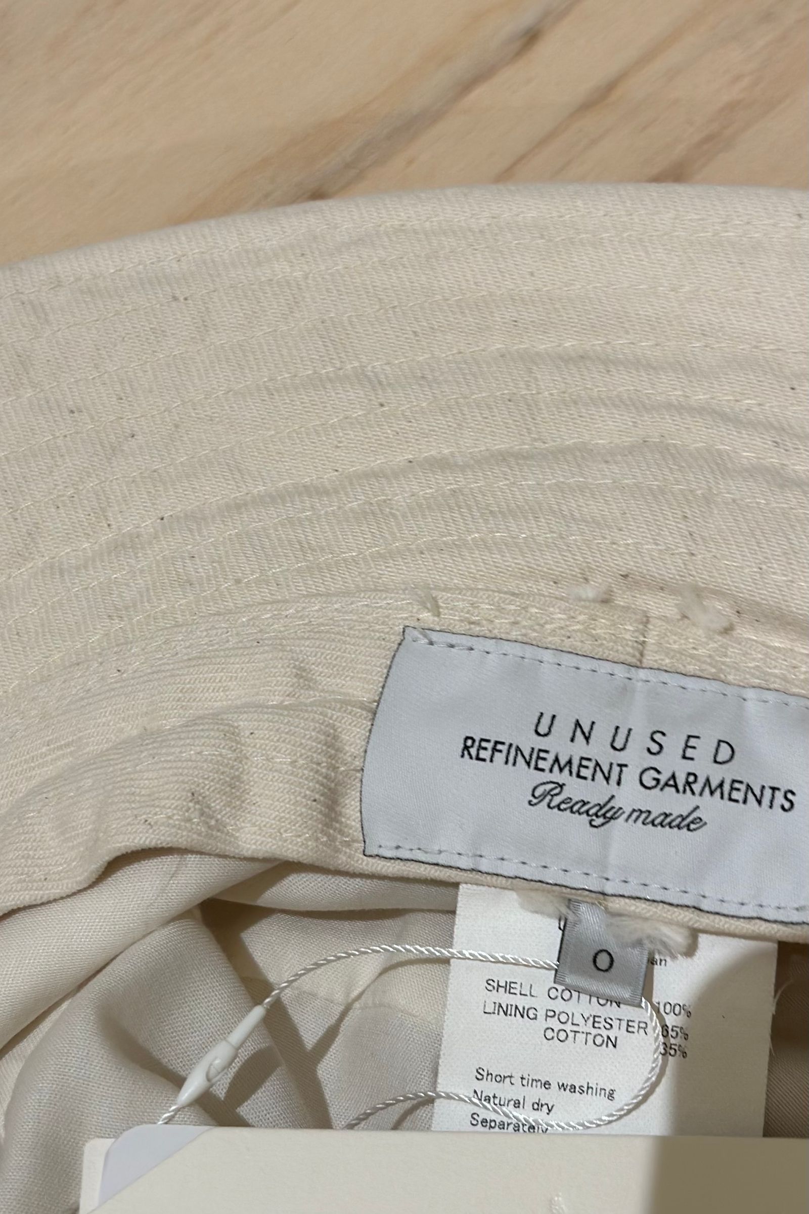 UNUSED - 12oz denim hat -natural- 23aw | asterisk