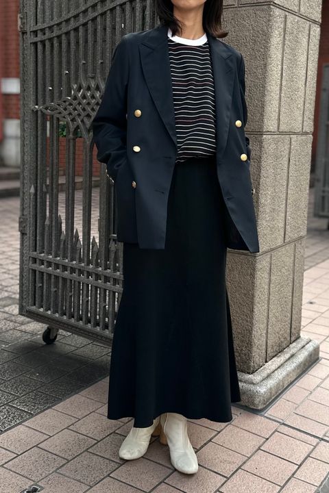 紺ブレStyle/blurhms