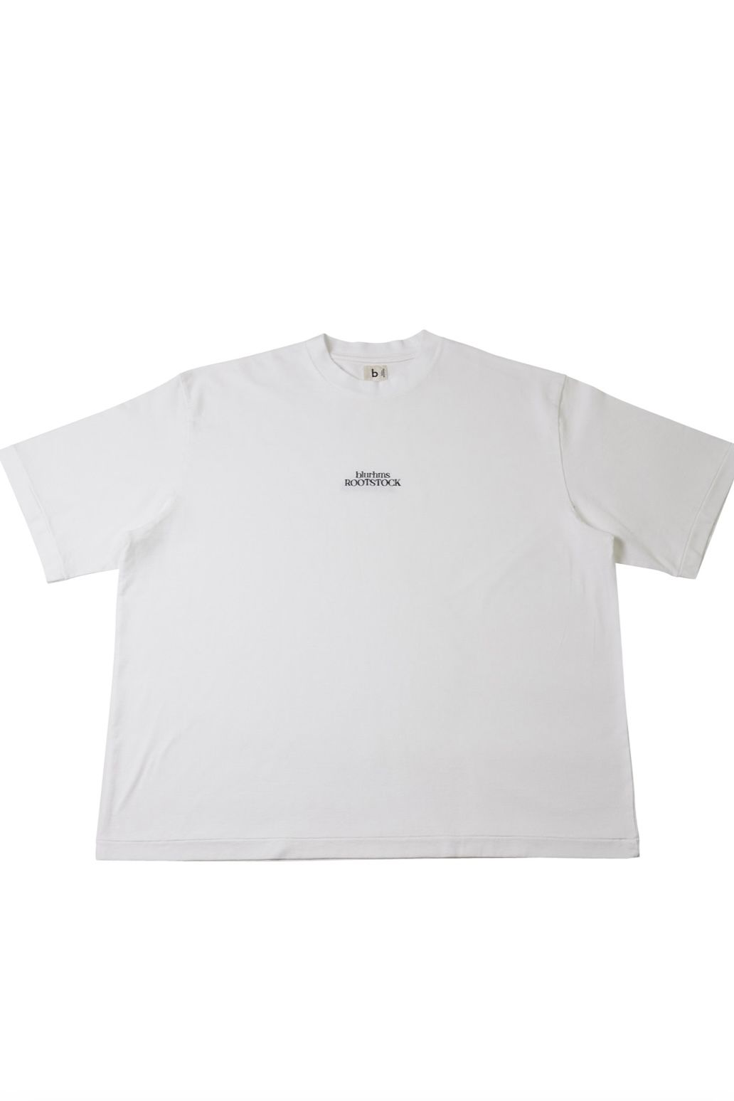 LOGO Embroidery Tee BIG-white-men 23ss - 4