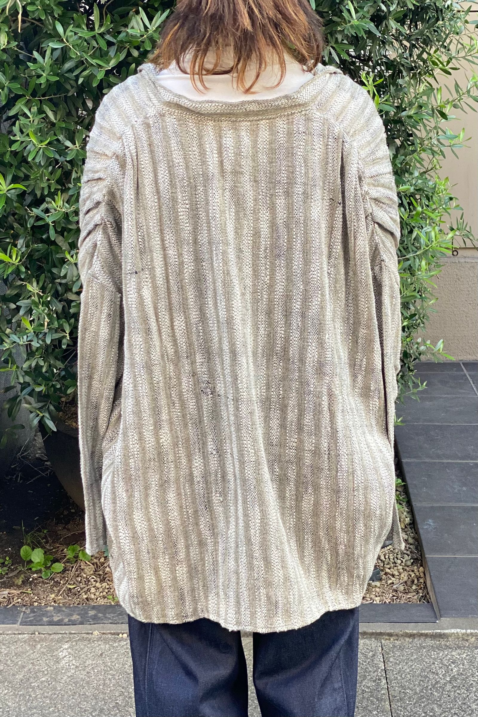 SEEALL - oversized tucked smok-stripe-22aw- | asterisk