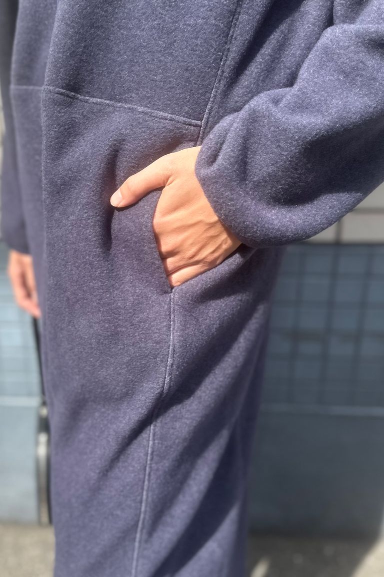 onit - フリースジップアップオールインワン-navy-24aw | asterisk