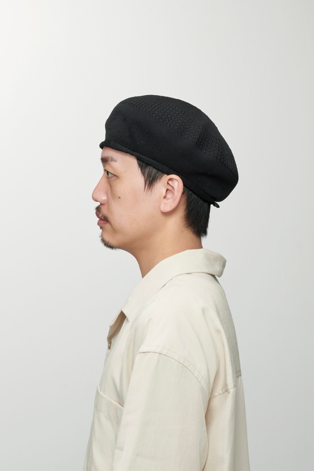 KIJIMA TAKAYUKI - POLY KNIT BERET -l.gray- 24ss unisex | asterisk