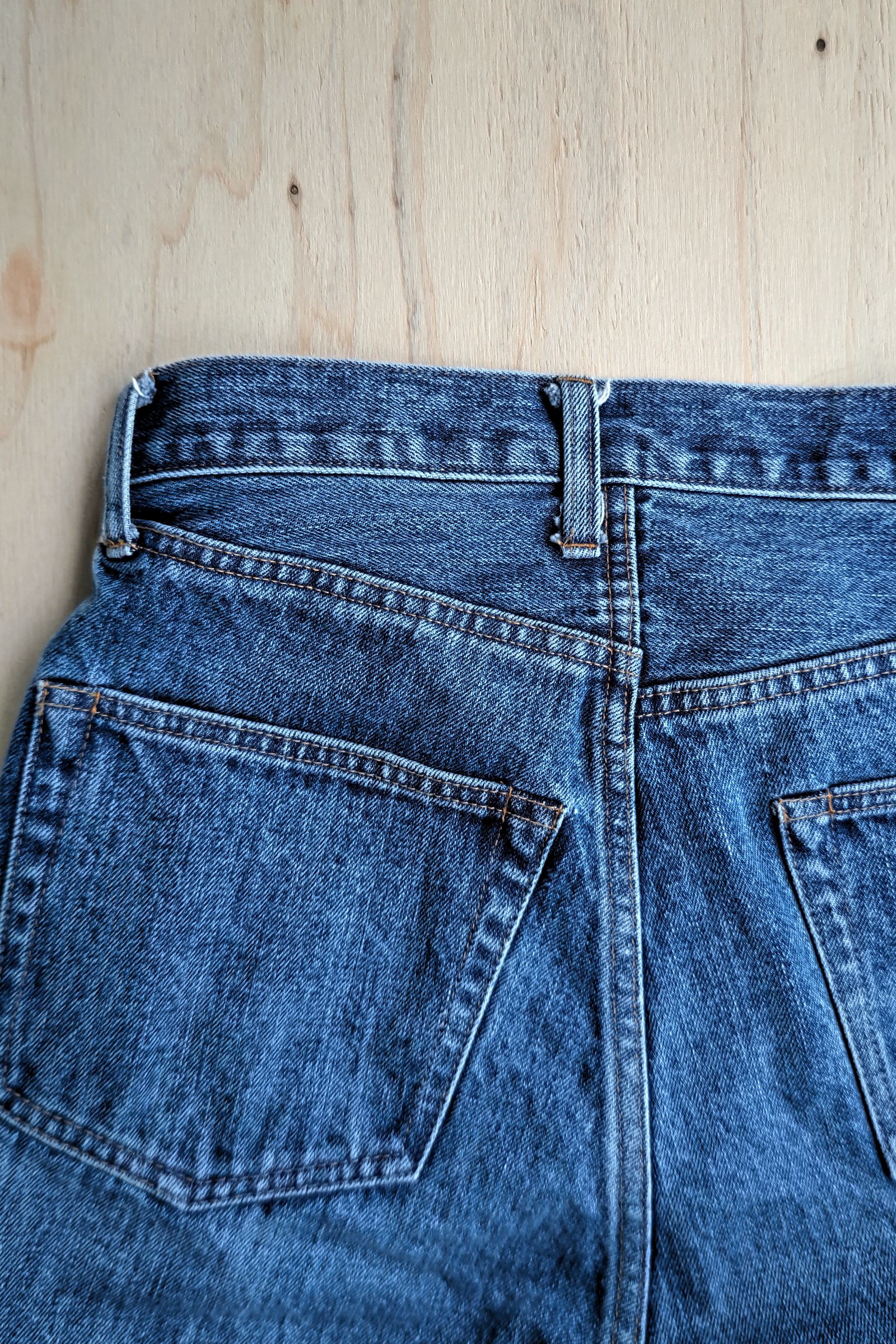 UNUSED - 14oz Denim Five Pockets Wide Pants -indigo- 24ss