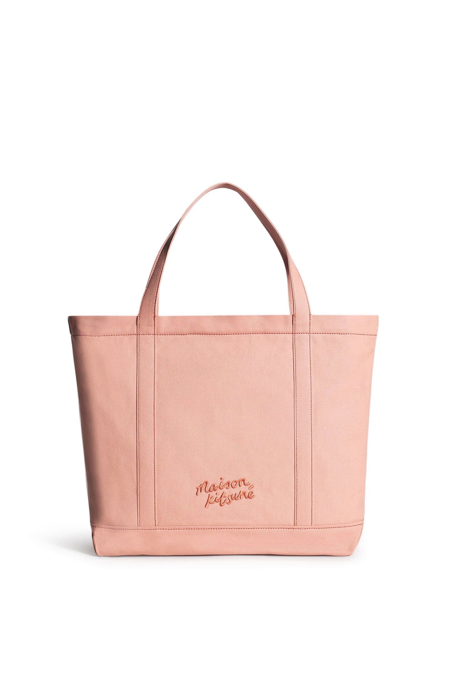 フォックスヘッド レザー ミディアム トート | Maison Kitsuné