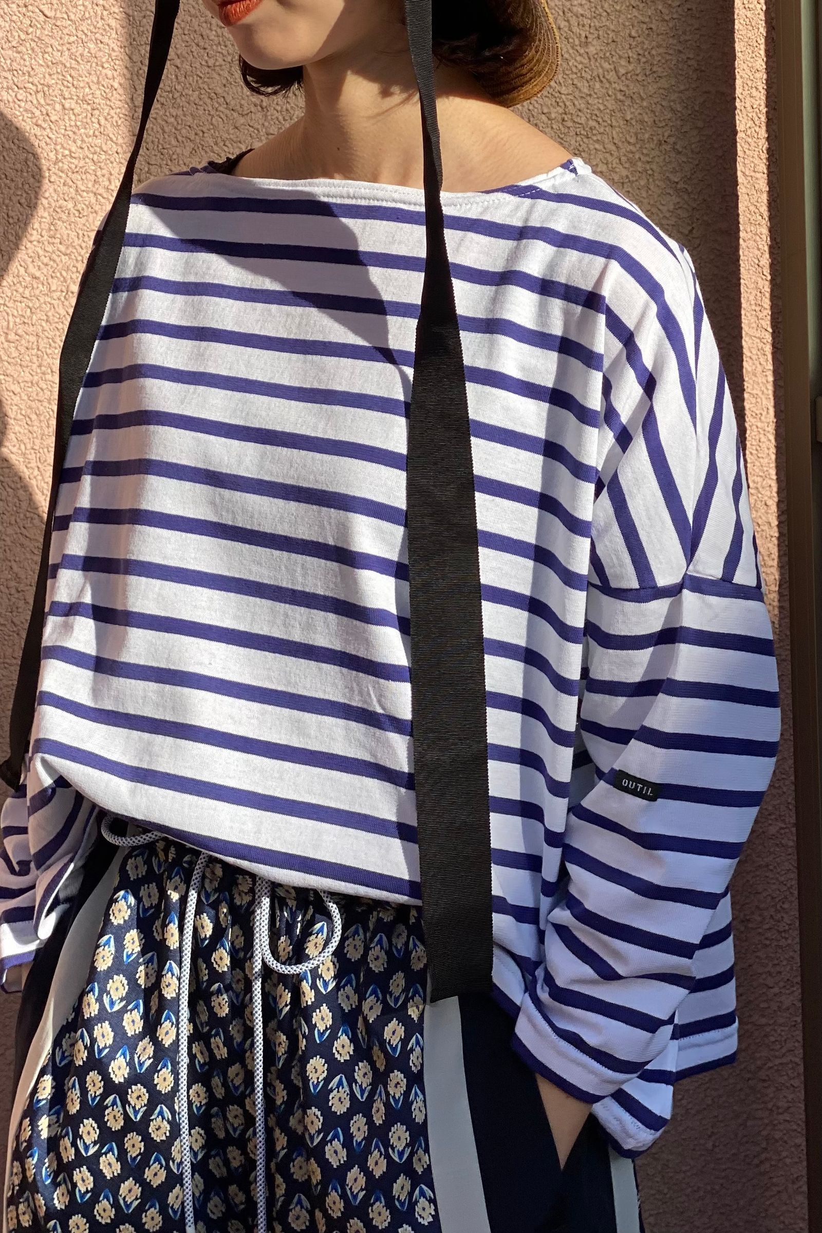 ストローハットで夏style/ESLOW