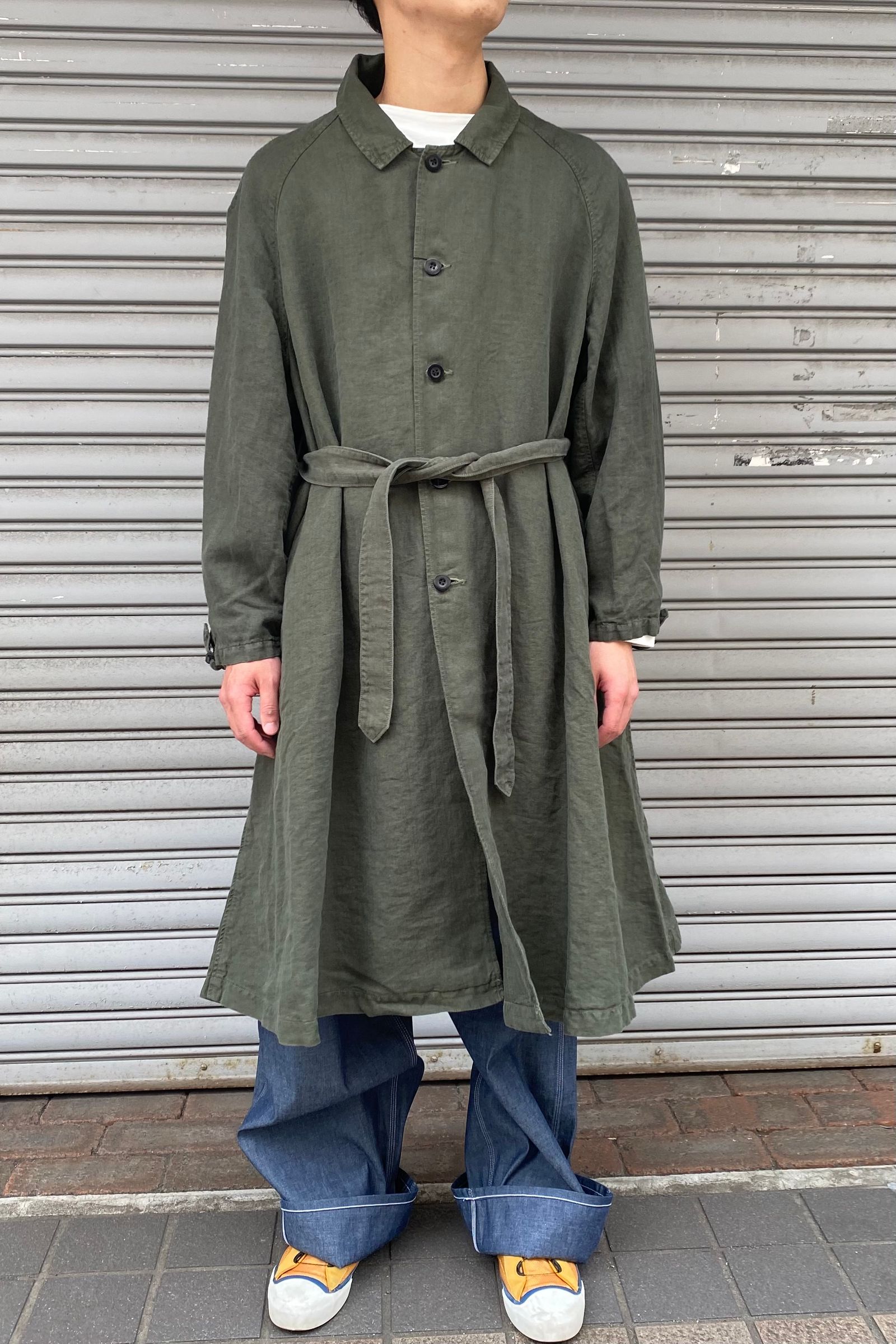 OUTIL / MANTEAU UZES OLIVE サイズ2 | vrealitybolivia.com