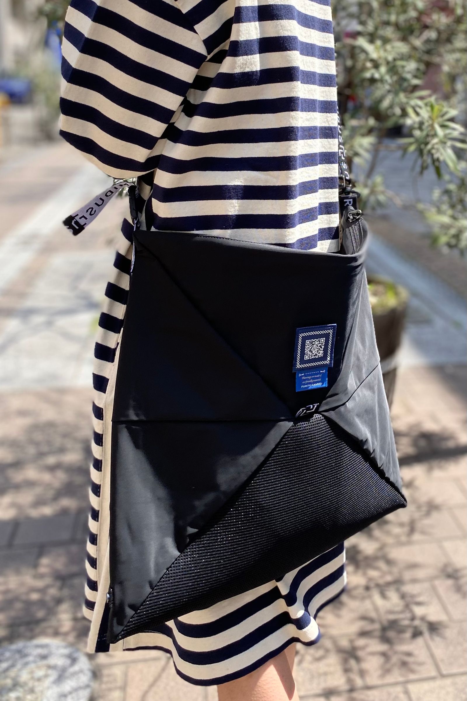 fumito ganryu × ramidus 2way bag - black- 23ss | asterisk