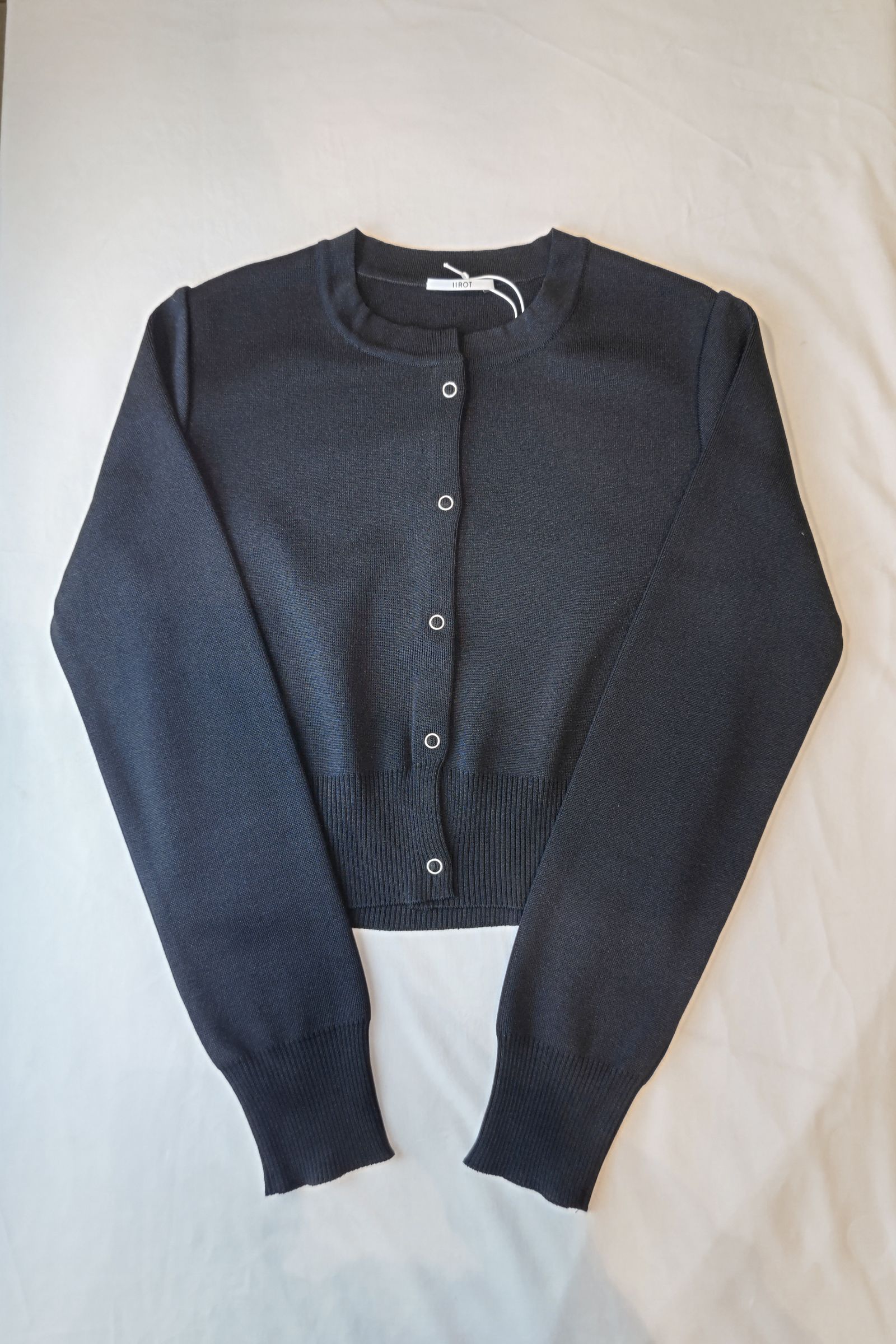 IIROT - air knit cardigan -black- 23ss | asterisk