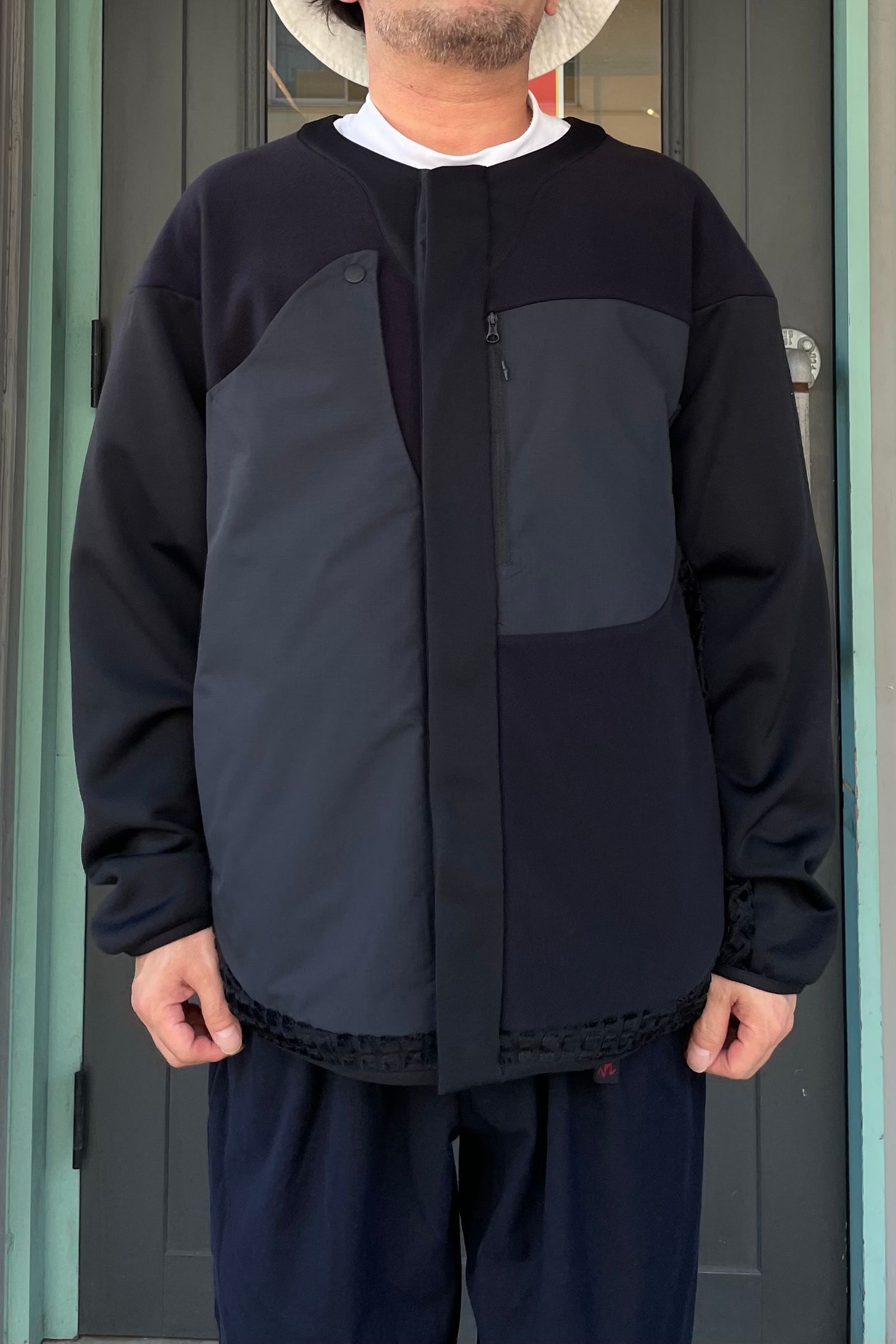 White Mountaineering - 〈BLK〉polartec fleece blouson -black- 23aw