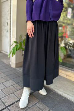 CFCL - RIVULET SKIRT -black- 23aw women | asterisk