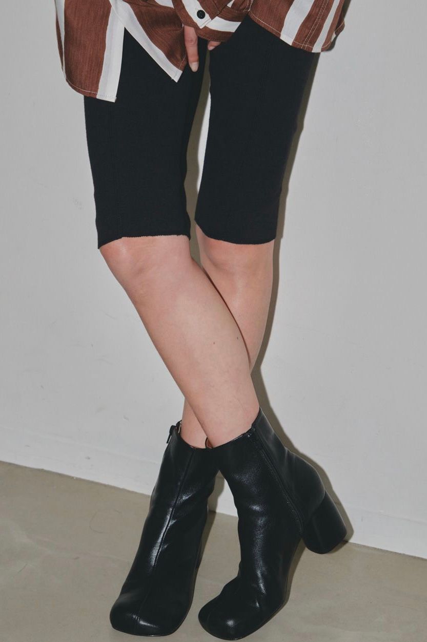 TODAYFUL - 【先行予約】Square Short Boots -black- 23aw 12月頃入荷